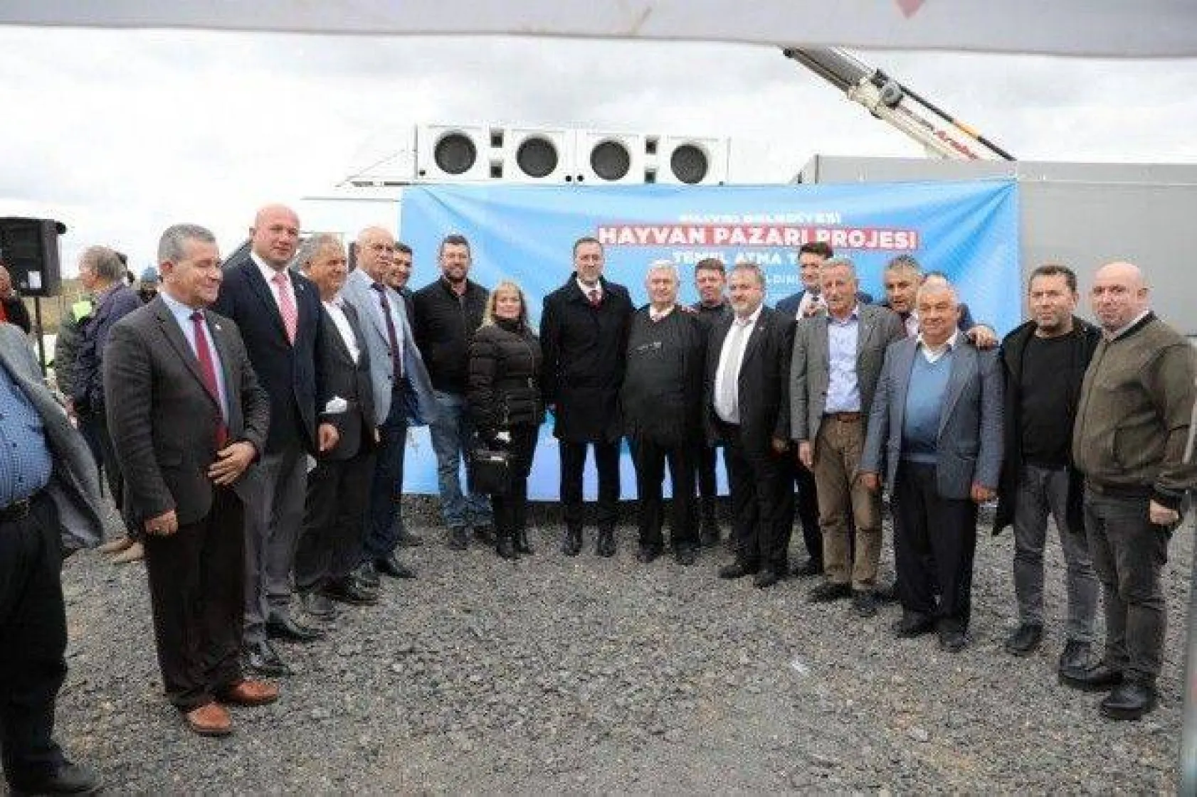 Bölgenin İlk ve Tek Hayvan Pazarı'nın Temeli Atıldı