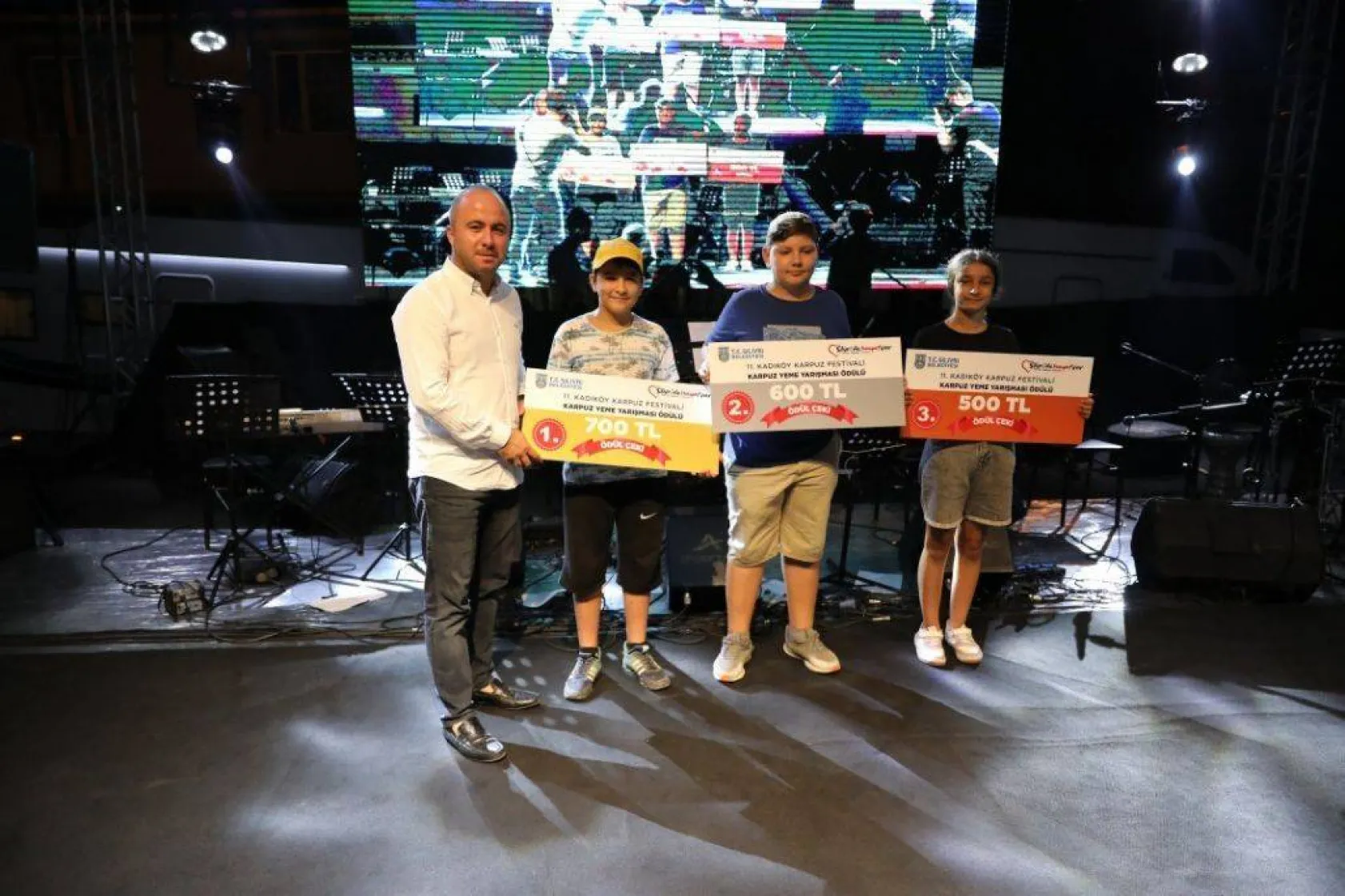 Silivri'nin en güzel karpuzu belli oldu