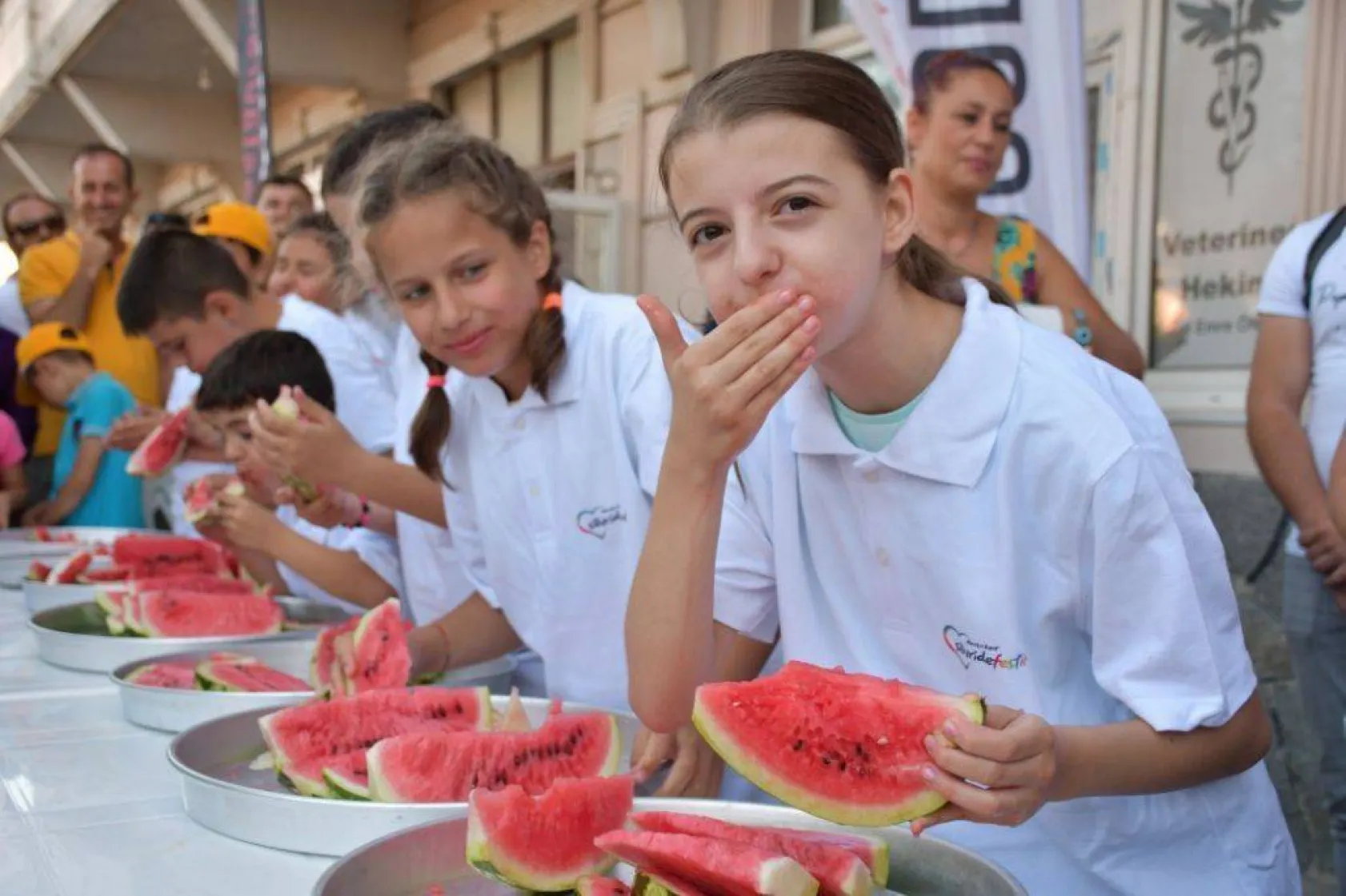 Silivri'nin en güzel karpuzu belli oldu