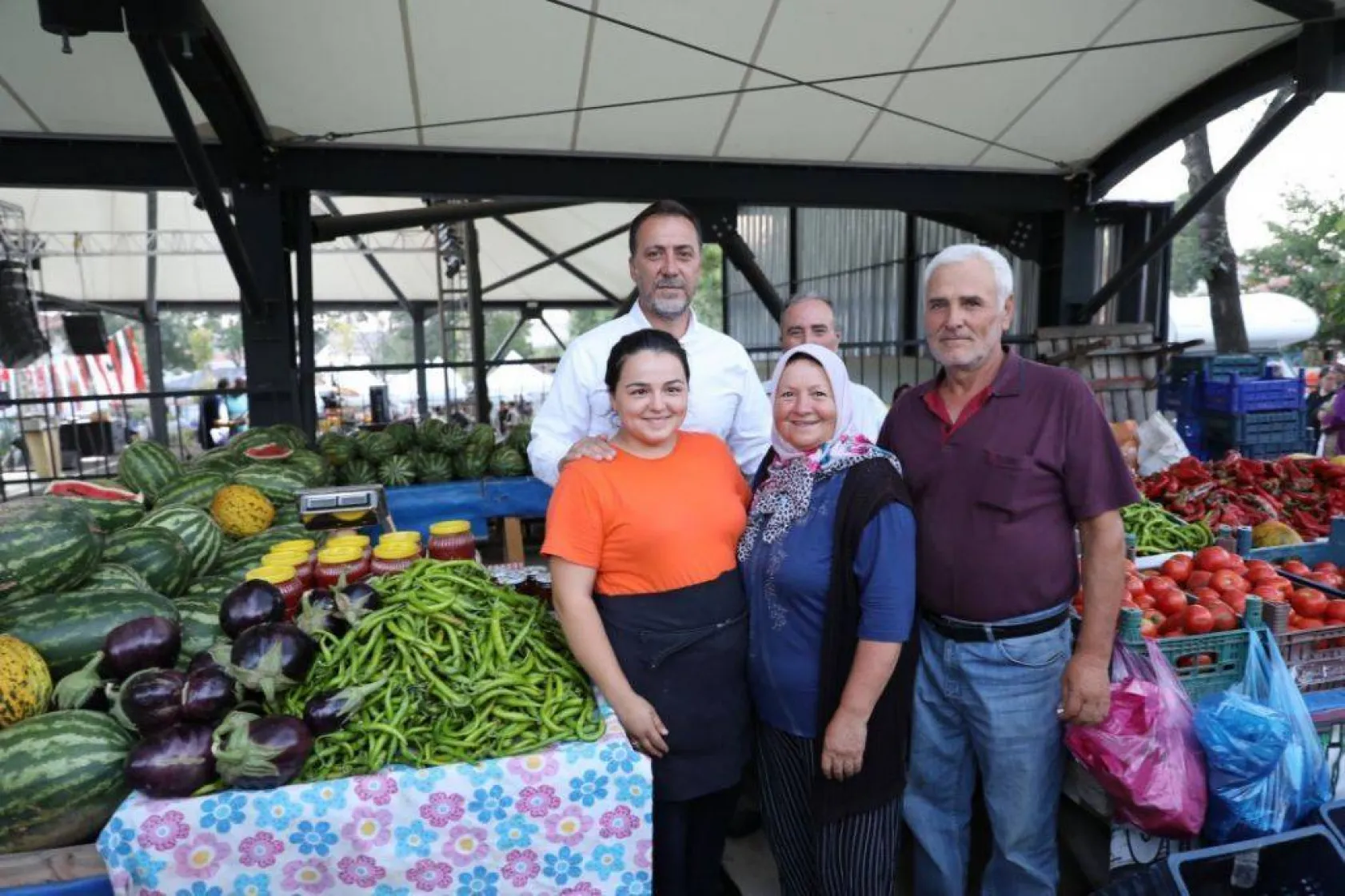 En güzel domatesler yarıştı