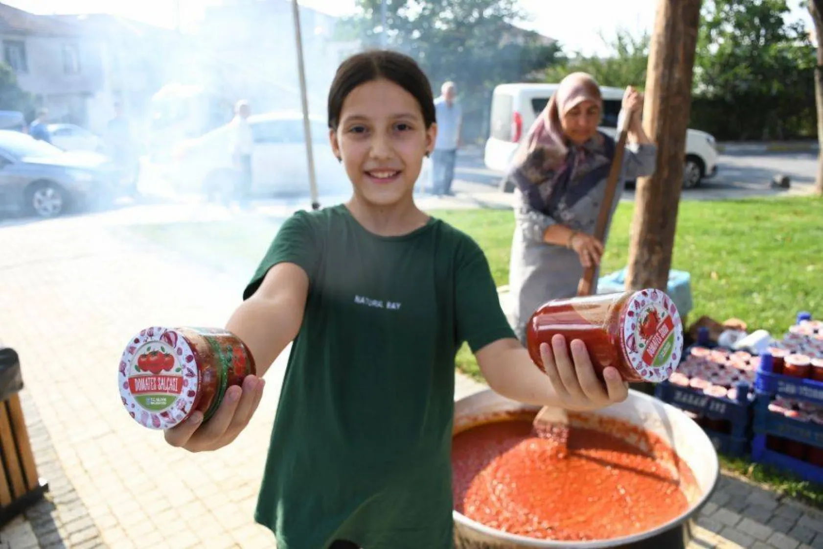 En güzel domatesler yarıştı
