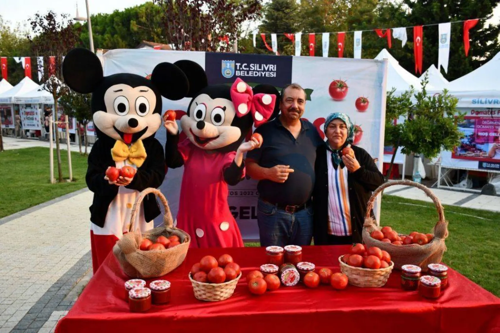 En güzel domatesler yarıştı