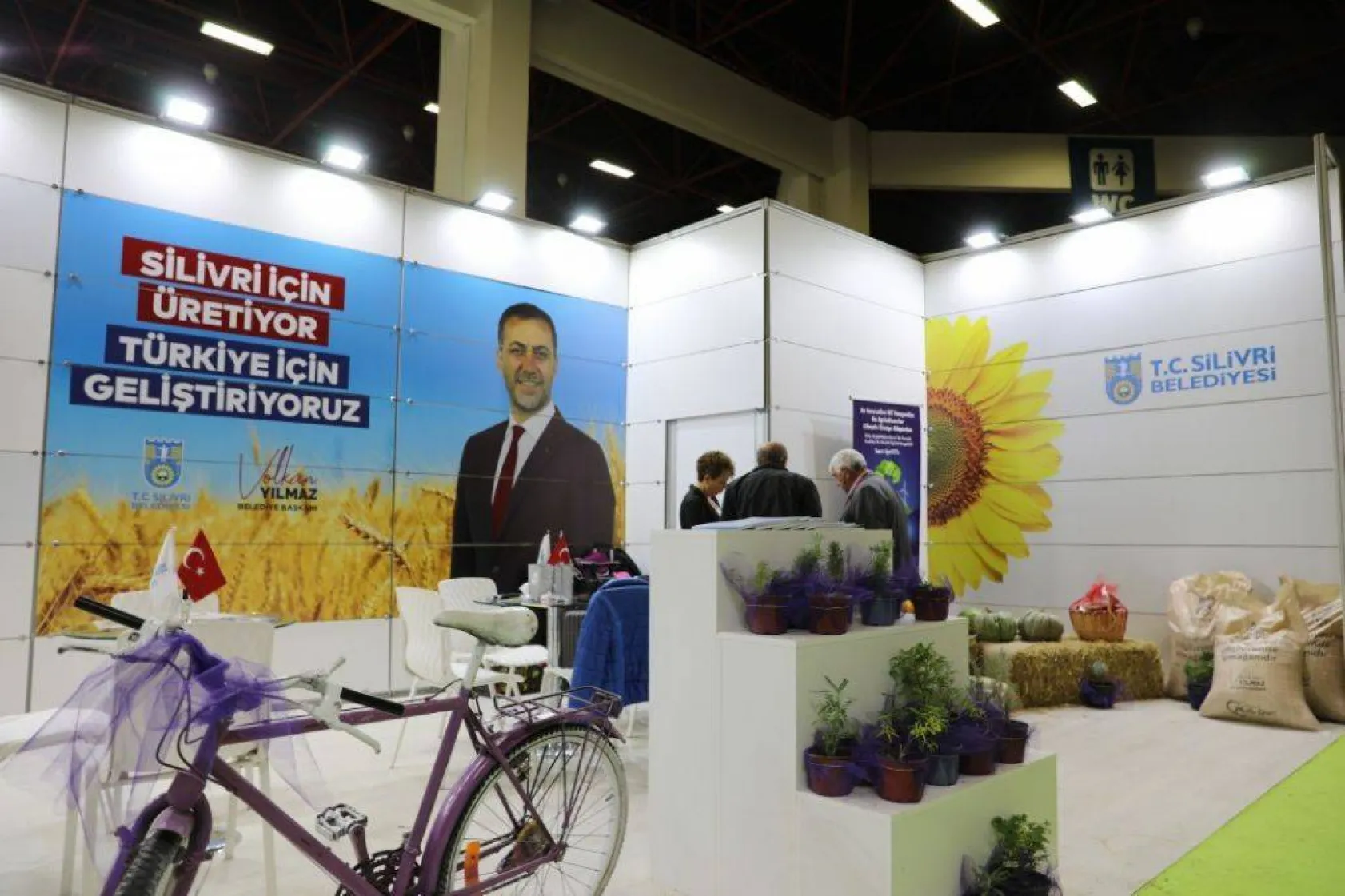 Silivri belediyesi tarım fuarında büyük ilgi gördü