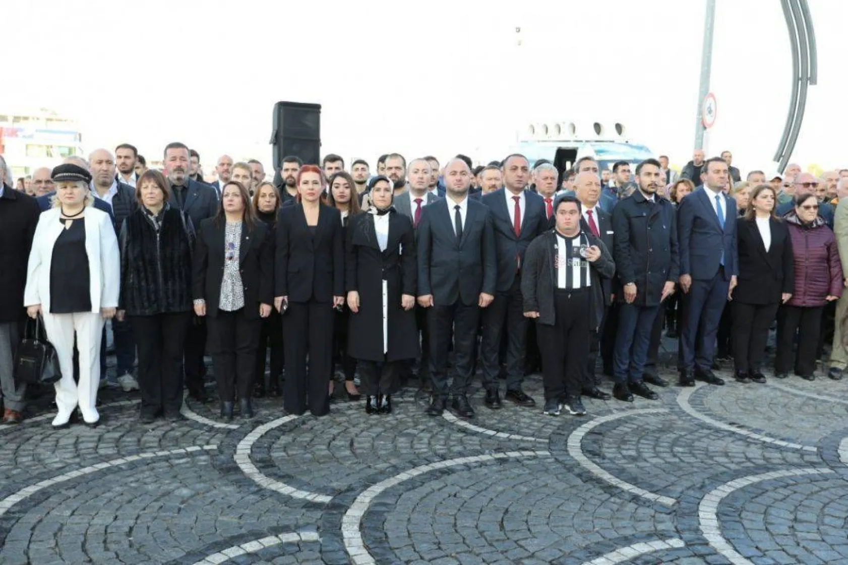 Silivri'nin kalbi 10 Kasım'da Atatürk için çarptı