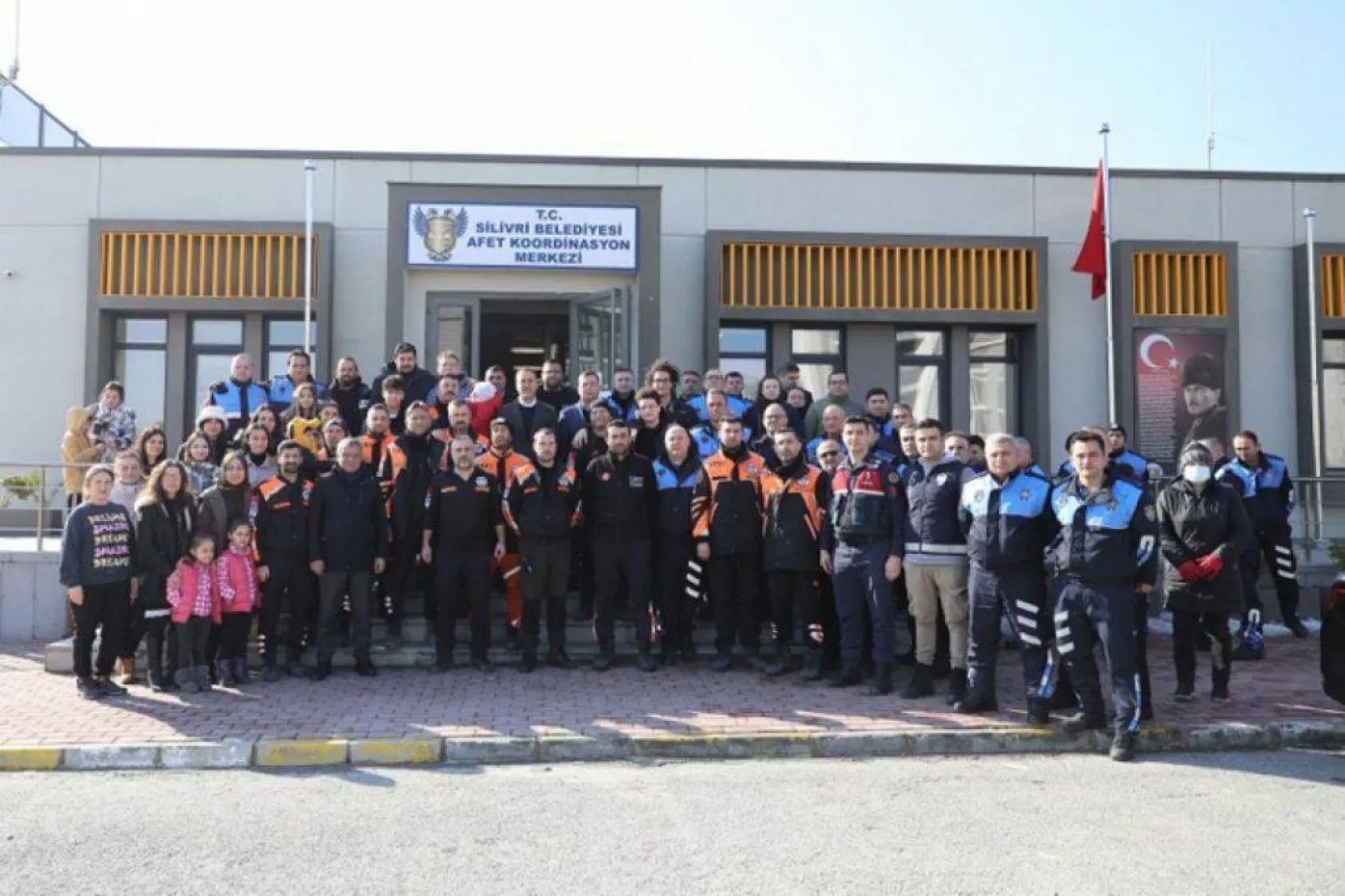 Silivri SAK ekiplerine duygusal karşılama