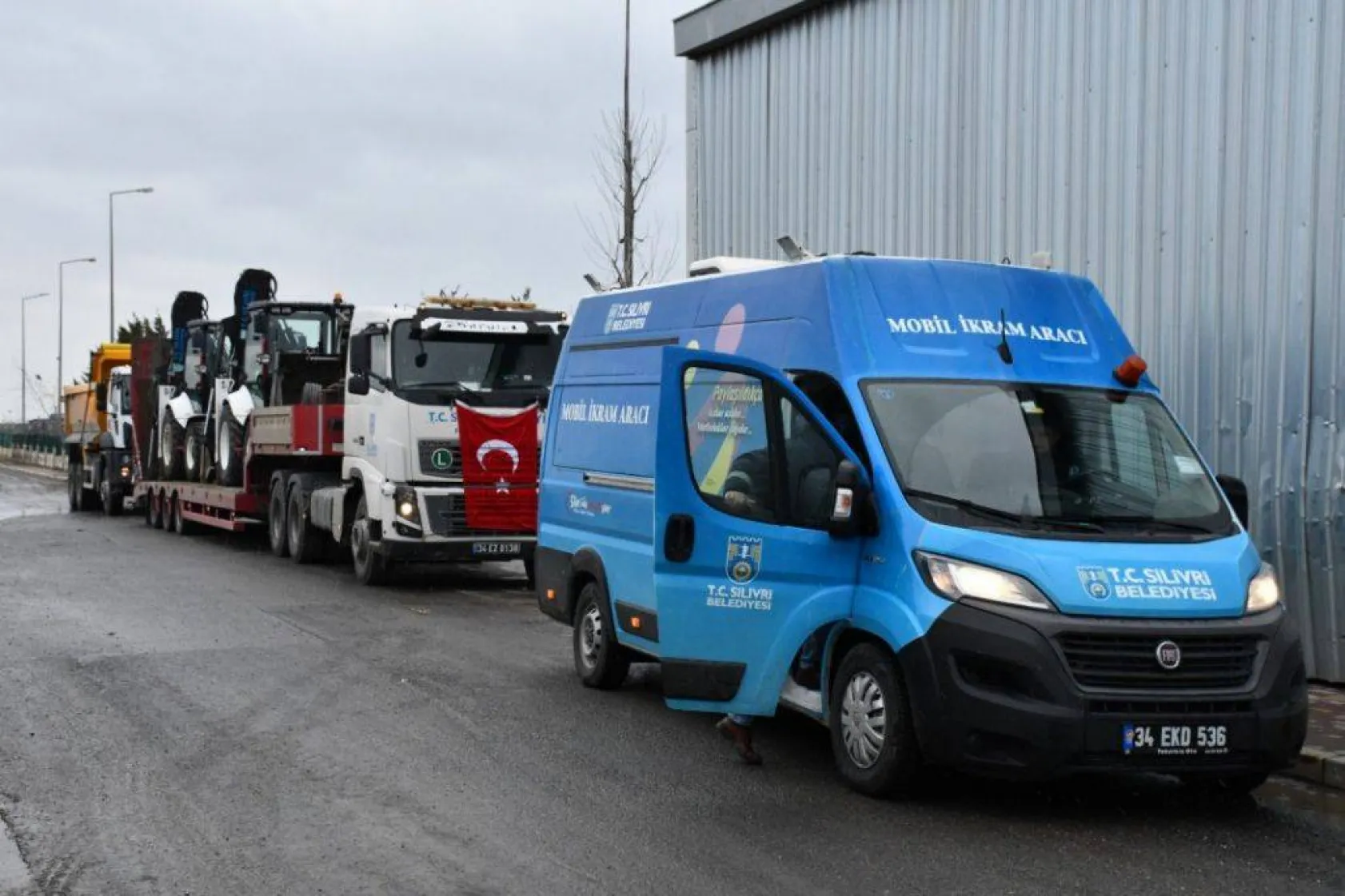 Silivri'den deprem bölgesine büyük destek