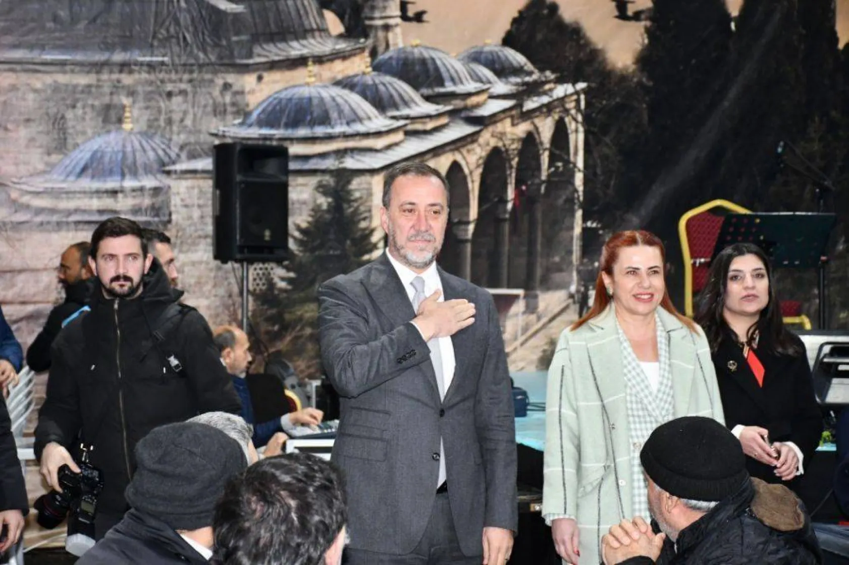 Ramazan çadırında şehit ve gaziler onuruna iftar düzenlendi