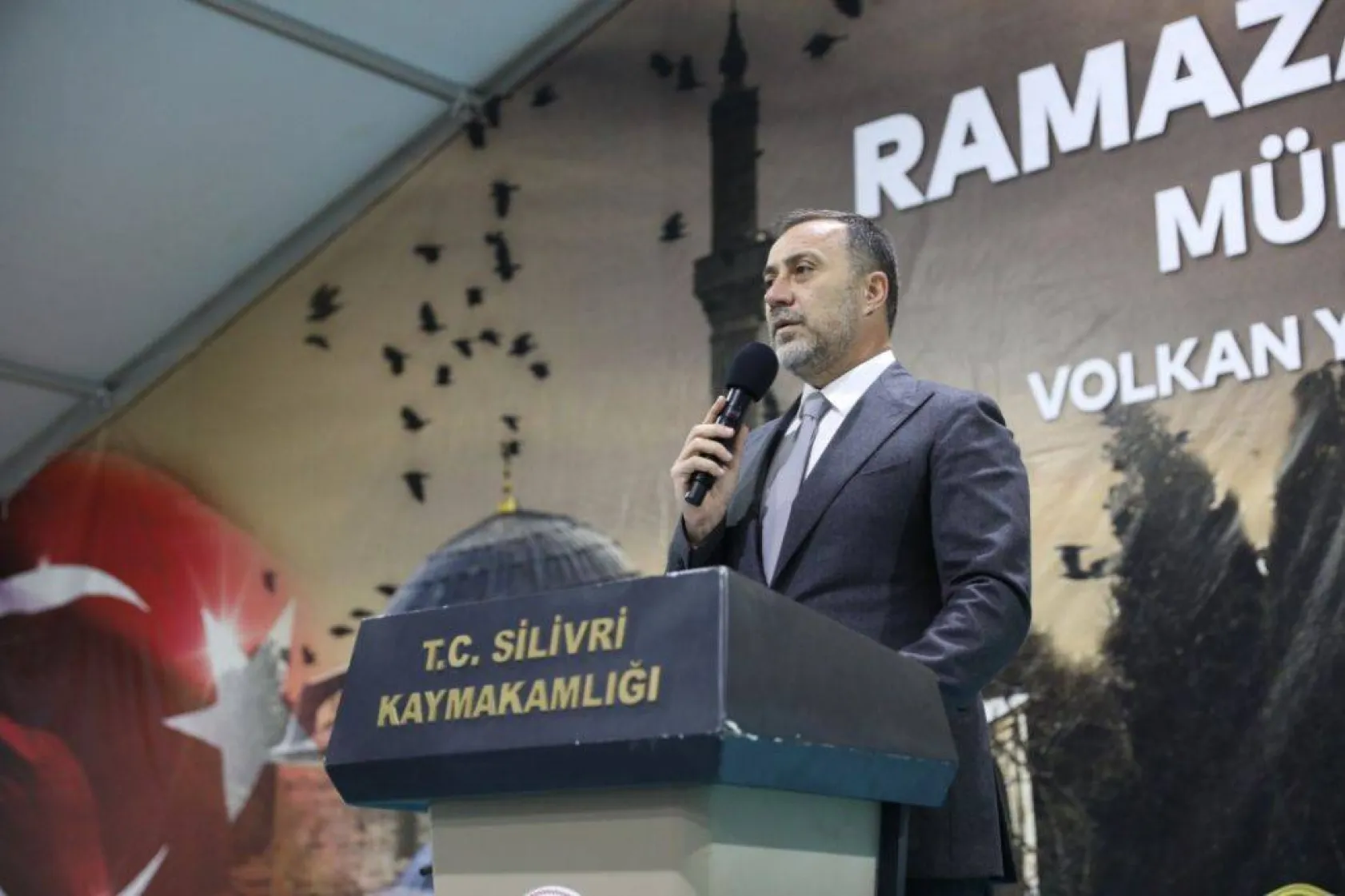 Ramazan çadırında şehit ve gaziler onuruna iftar düzenlendi