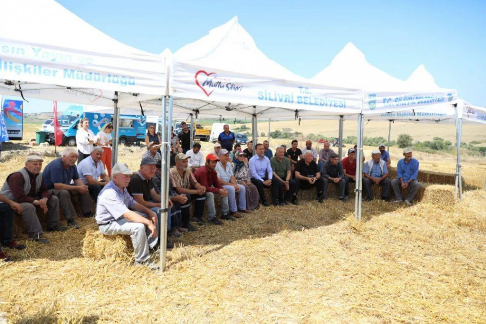 Silivri Belediyesinden üreticilere 2,5 milyon TL'lik saman desteği