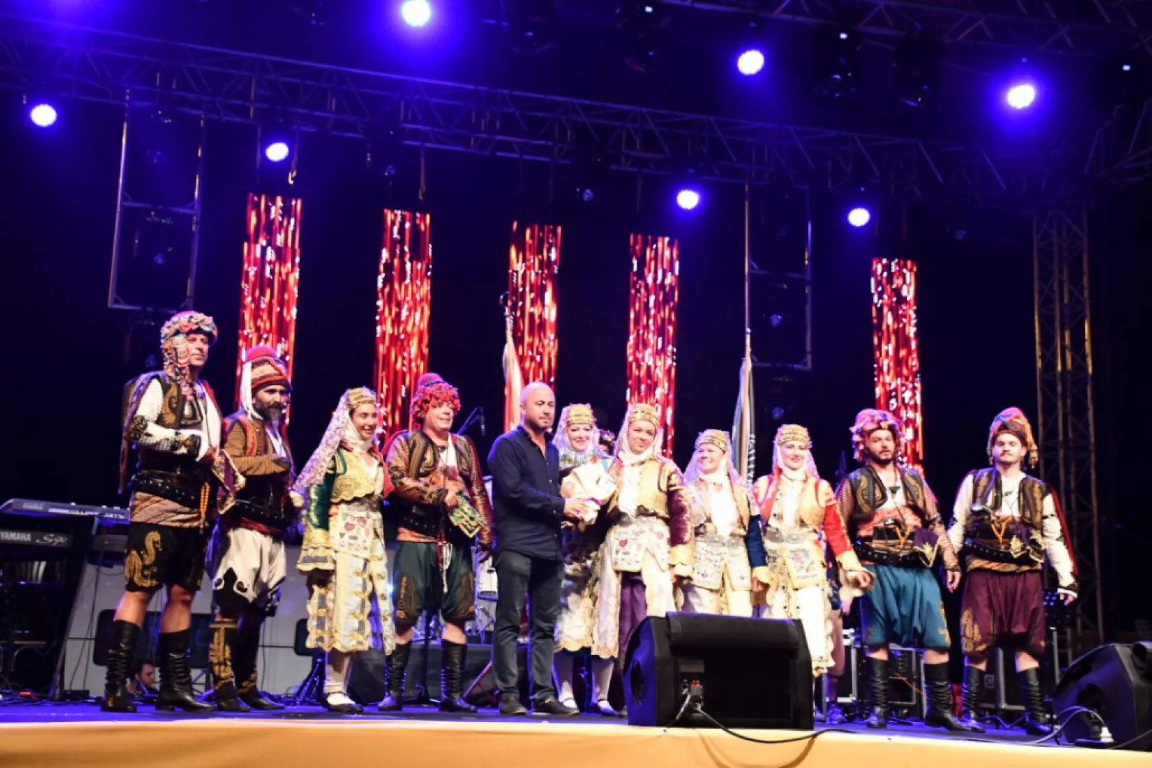 Selimpaşa'da kavun ve bamya festivali coşkusu