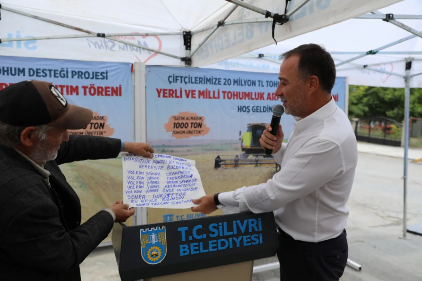 Çiftçilere 12 milyon TL'lik tohumluk arpa desteği