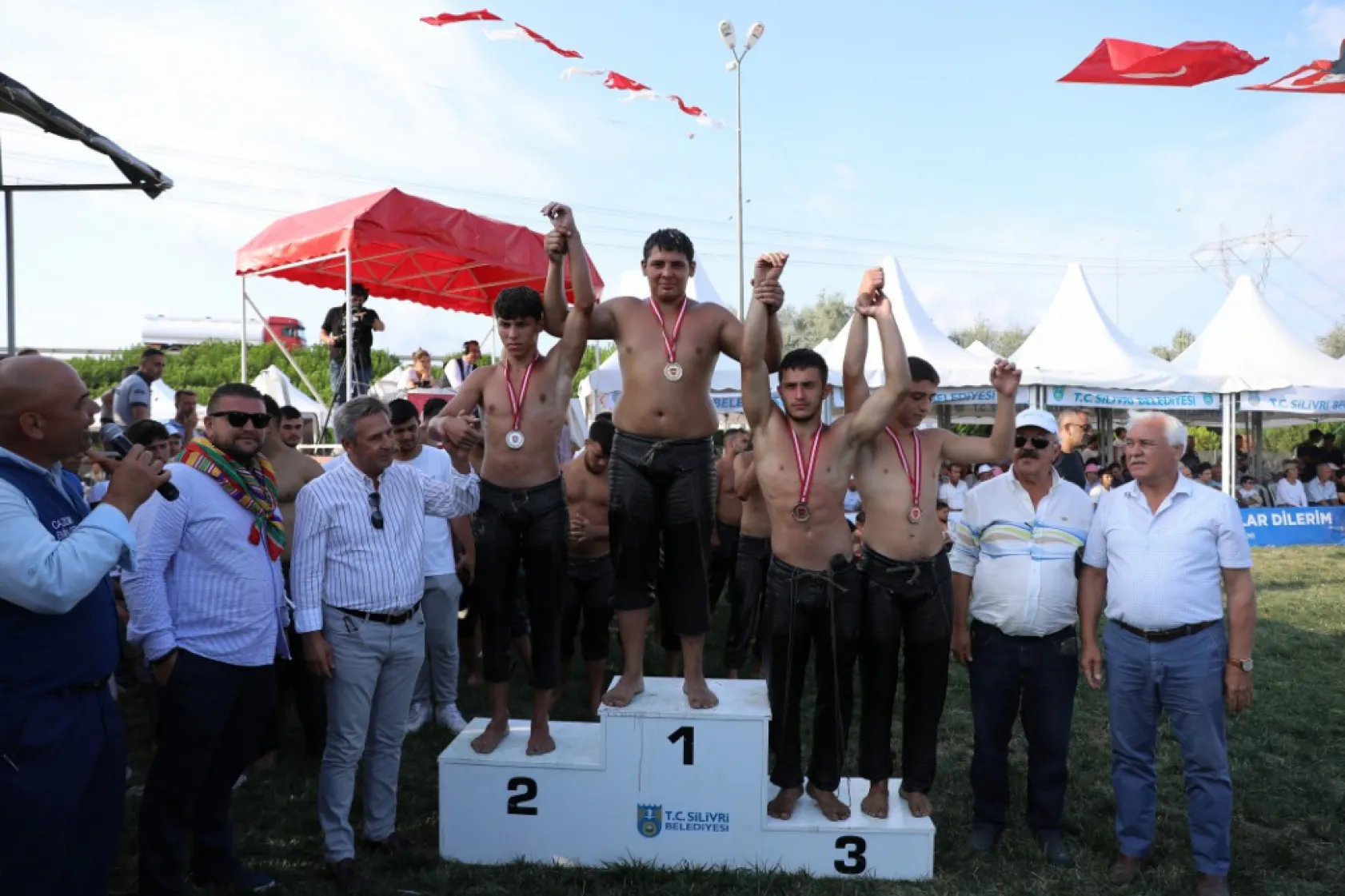 Silivri er meydanı Kırkpınar'ı aratmadı