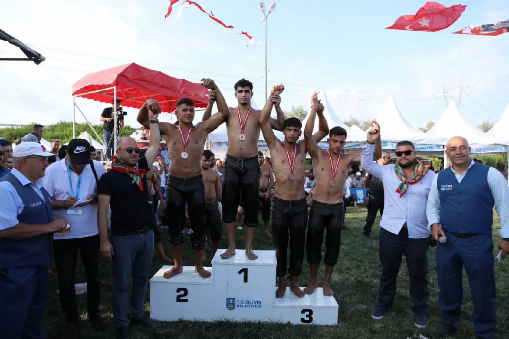 Silivri er meydanı Kırkpınar'ı aratmadı