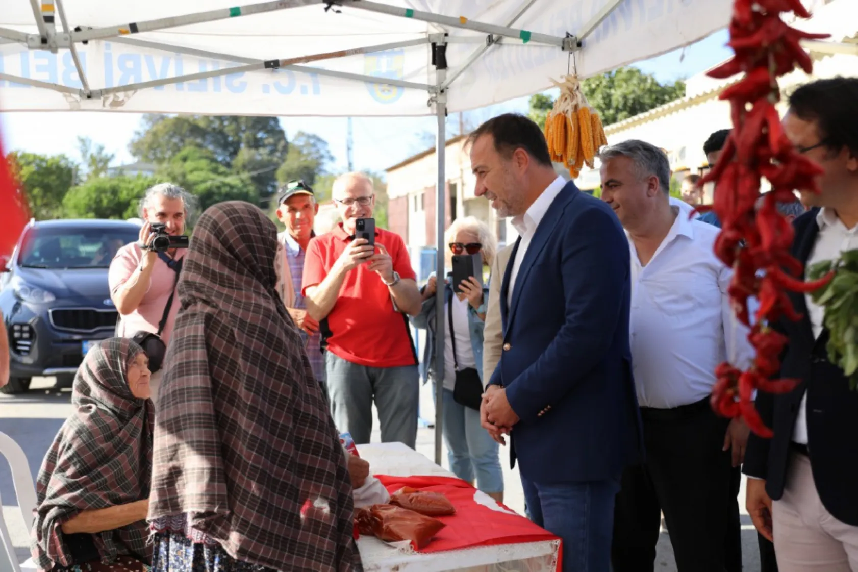 Sayalar'da hem biber hem hizmet şenliği