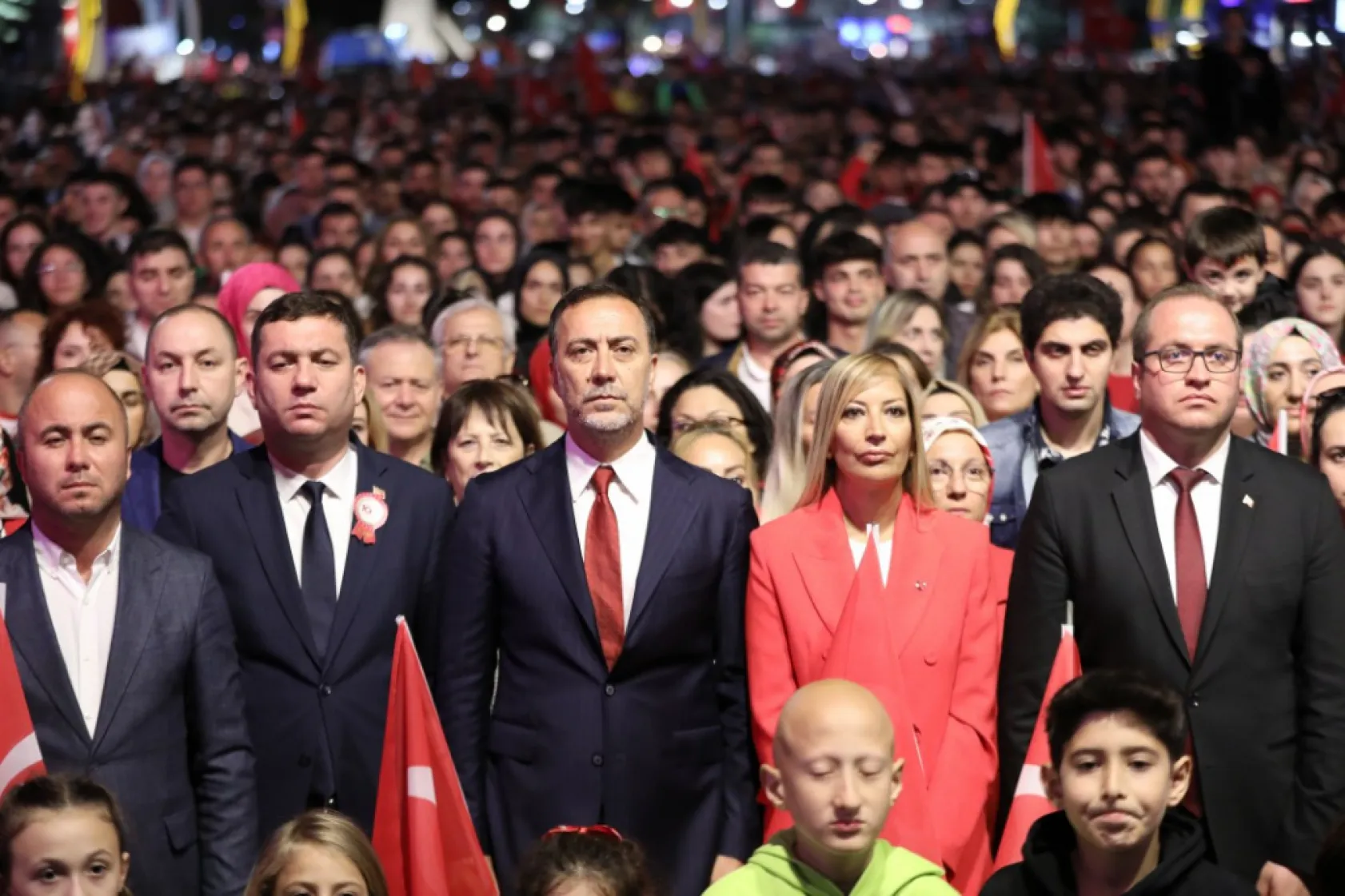 Cumhuriyet kutlamalarının coşkusu Silivri'den yankılandı