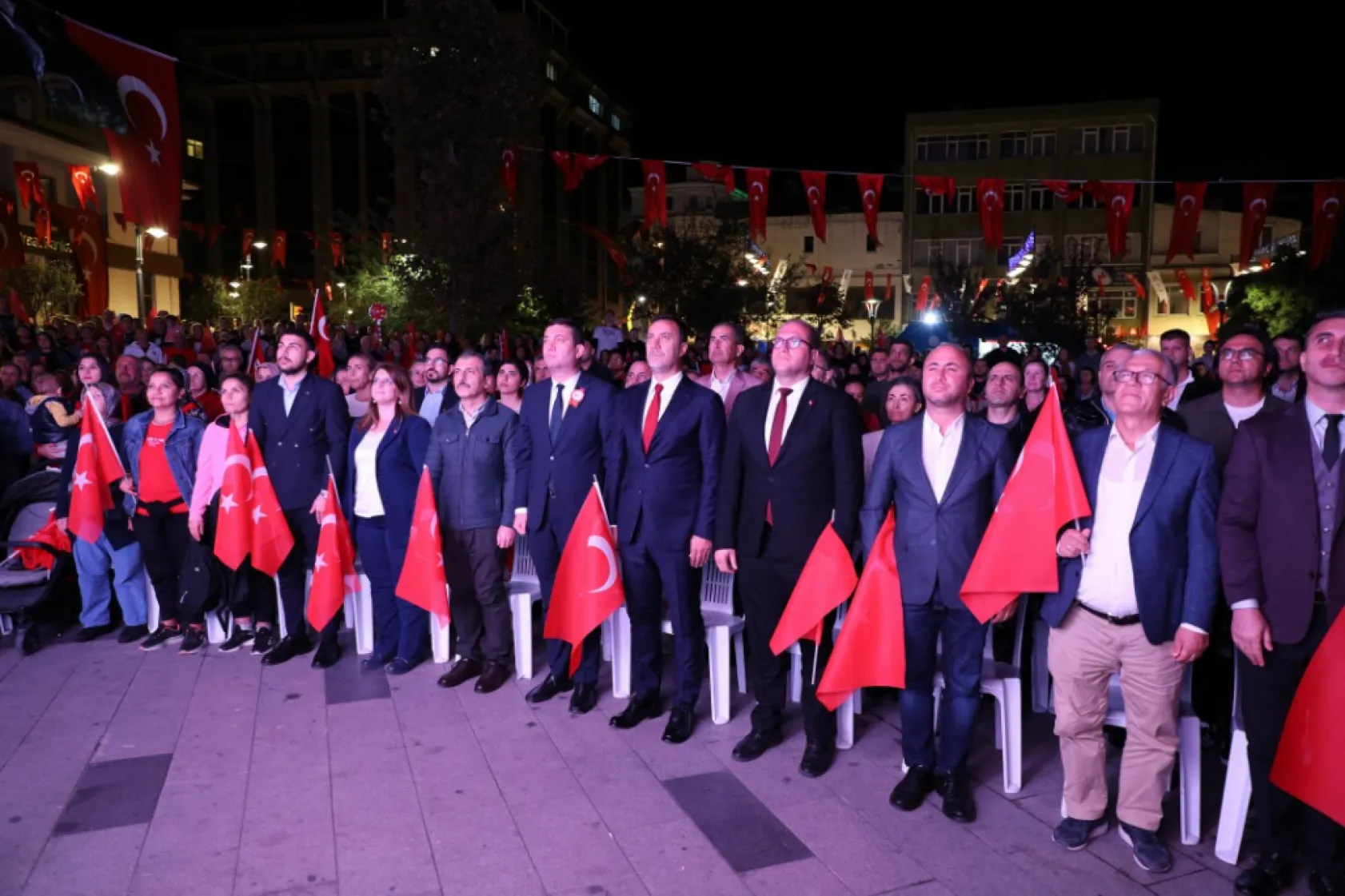 Cumhuriyet kutlamalarının coşkusu Silivri'den yankılandı