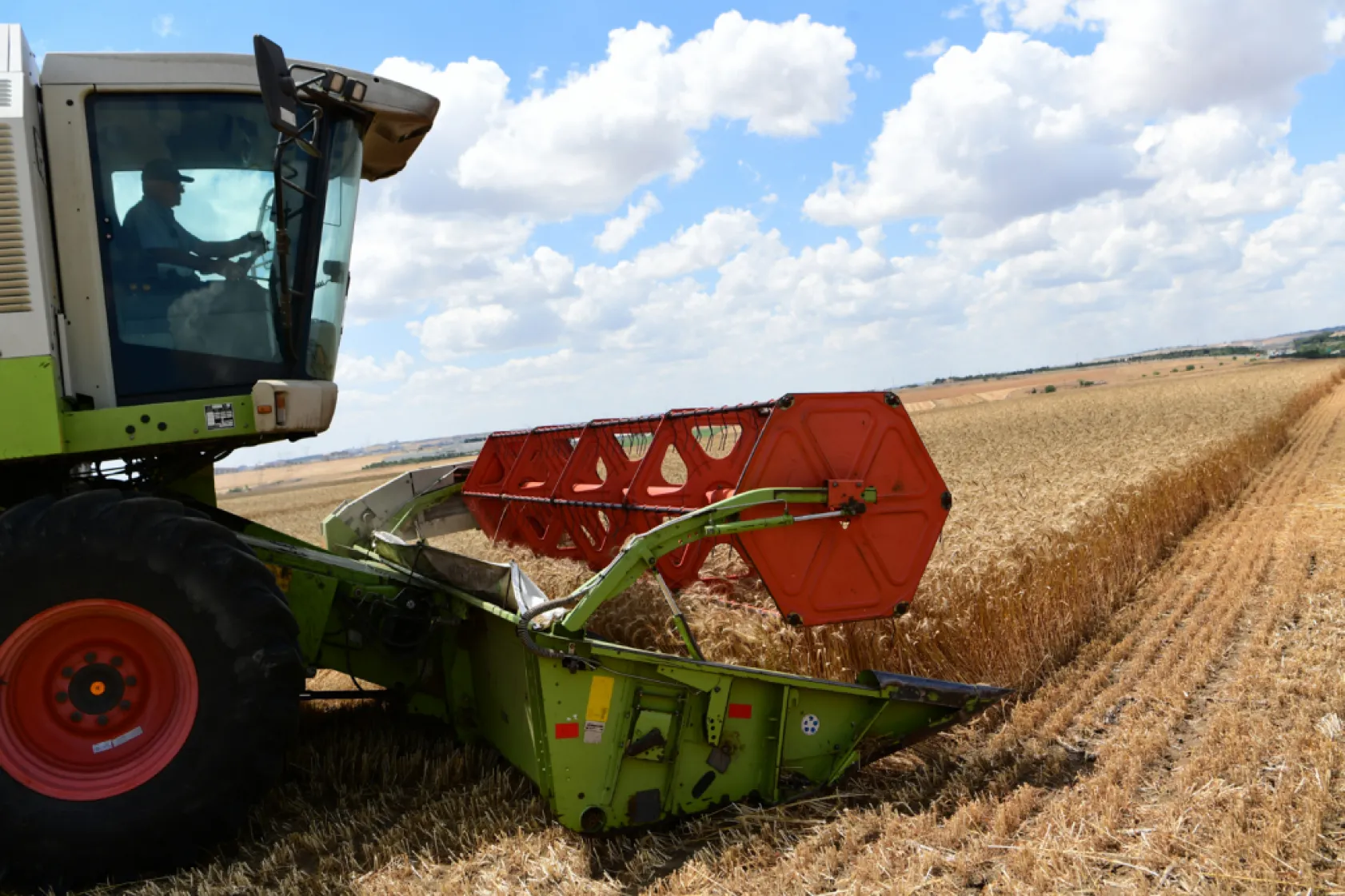 Deneme tohumlarının ilk hasadı yapıldı
