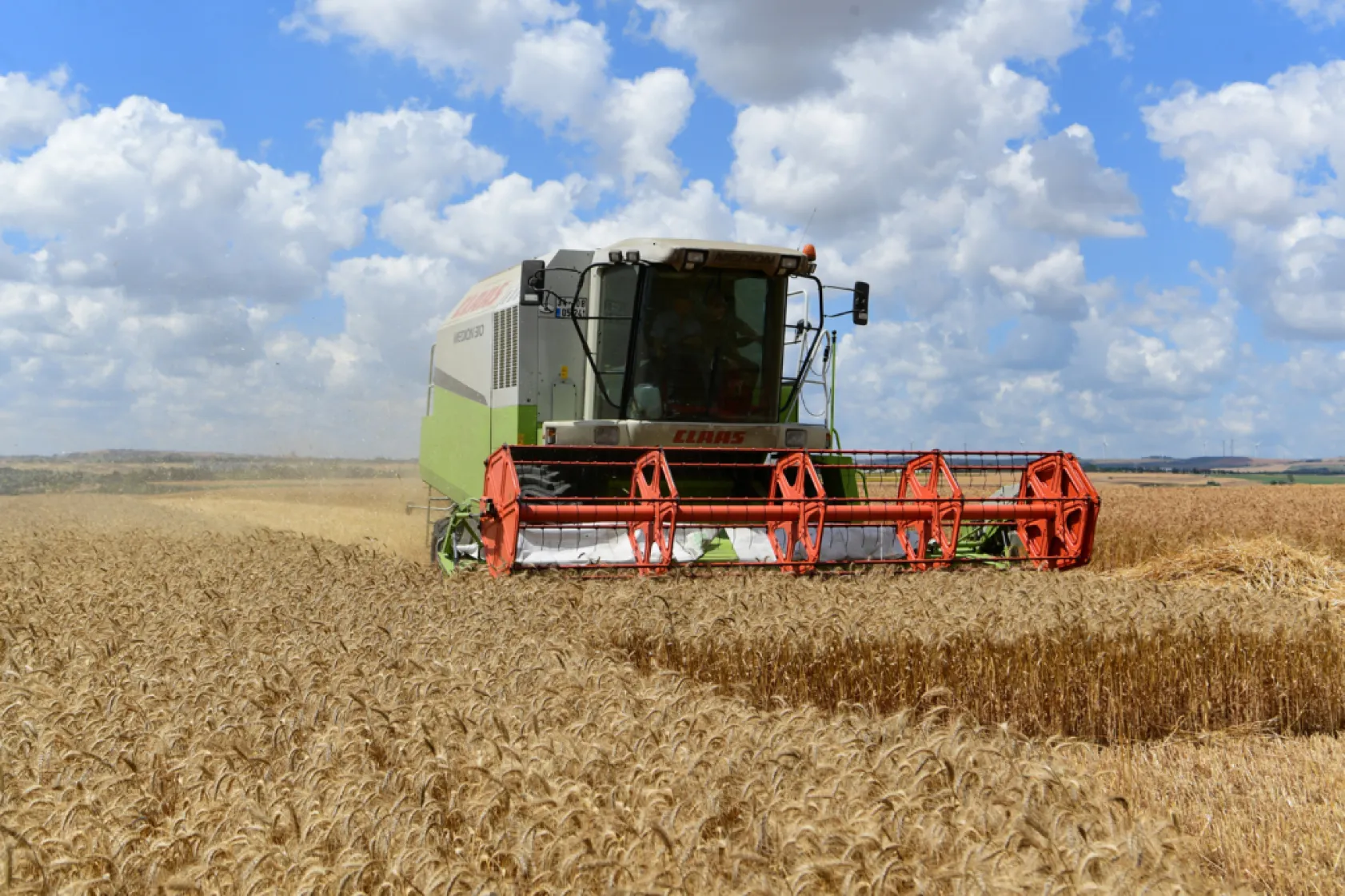 Deneme tohumlarının ilk hasadı yapıldı