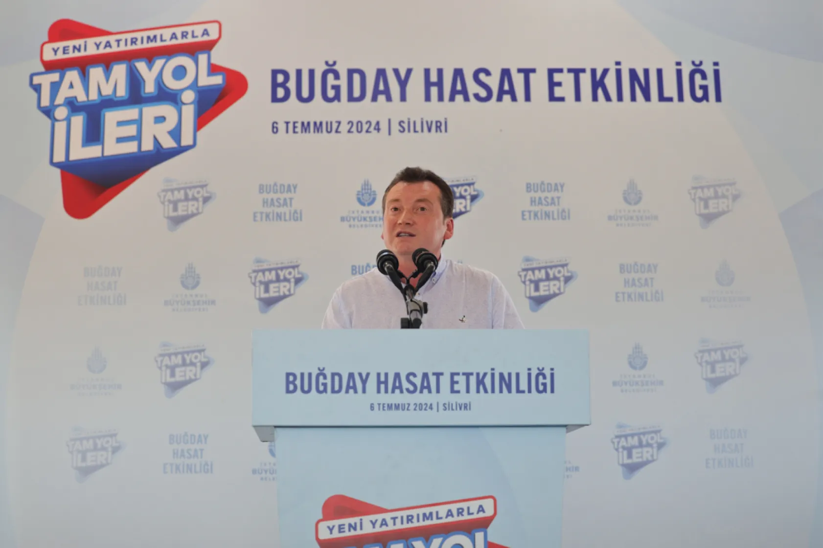 Deneme tohumlarının ilk hasadı yapıldı