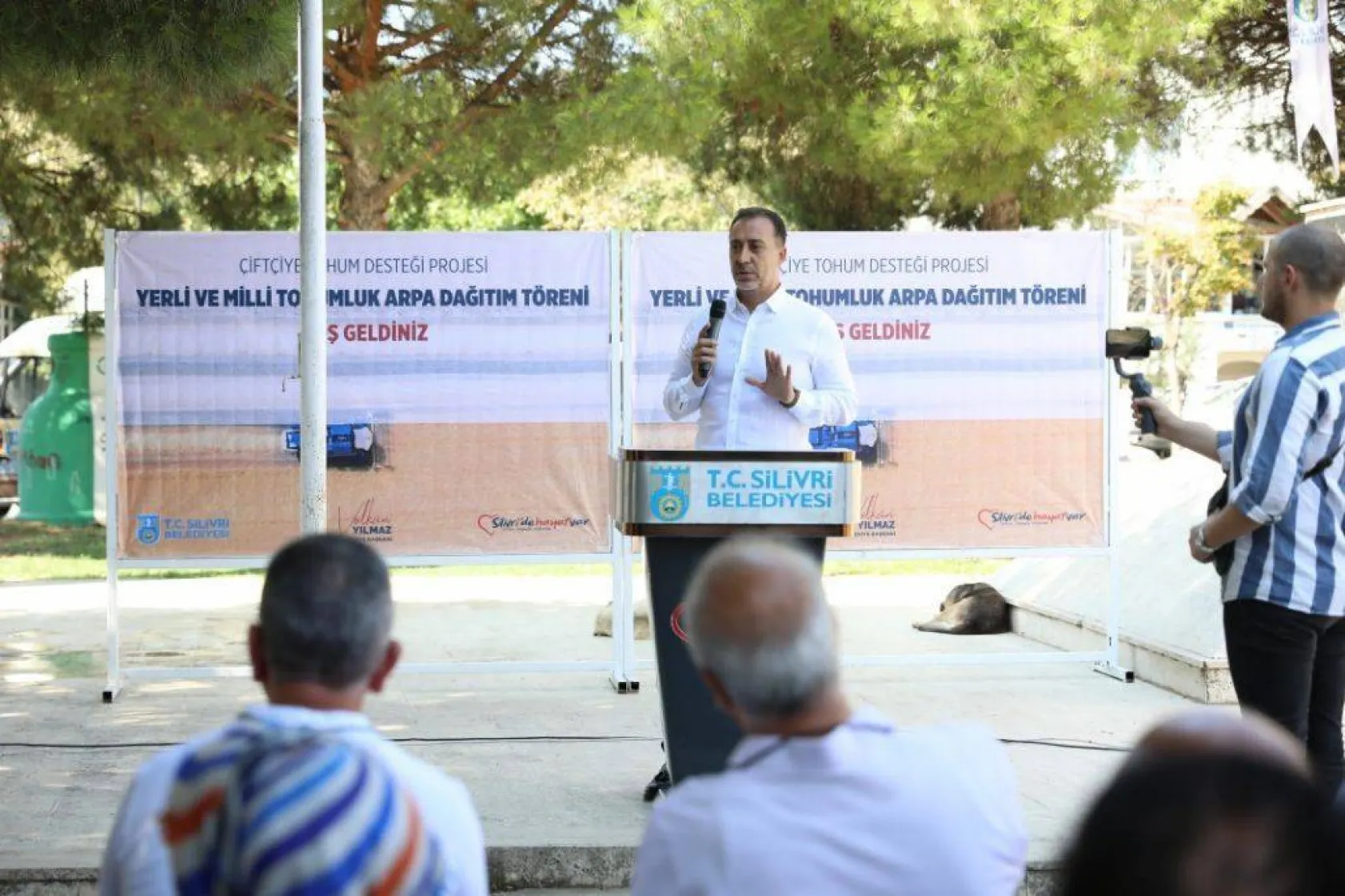 Çanta ve Gümüşyakalı üreticilere tohumluk arpa desteği