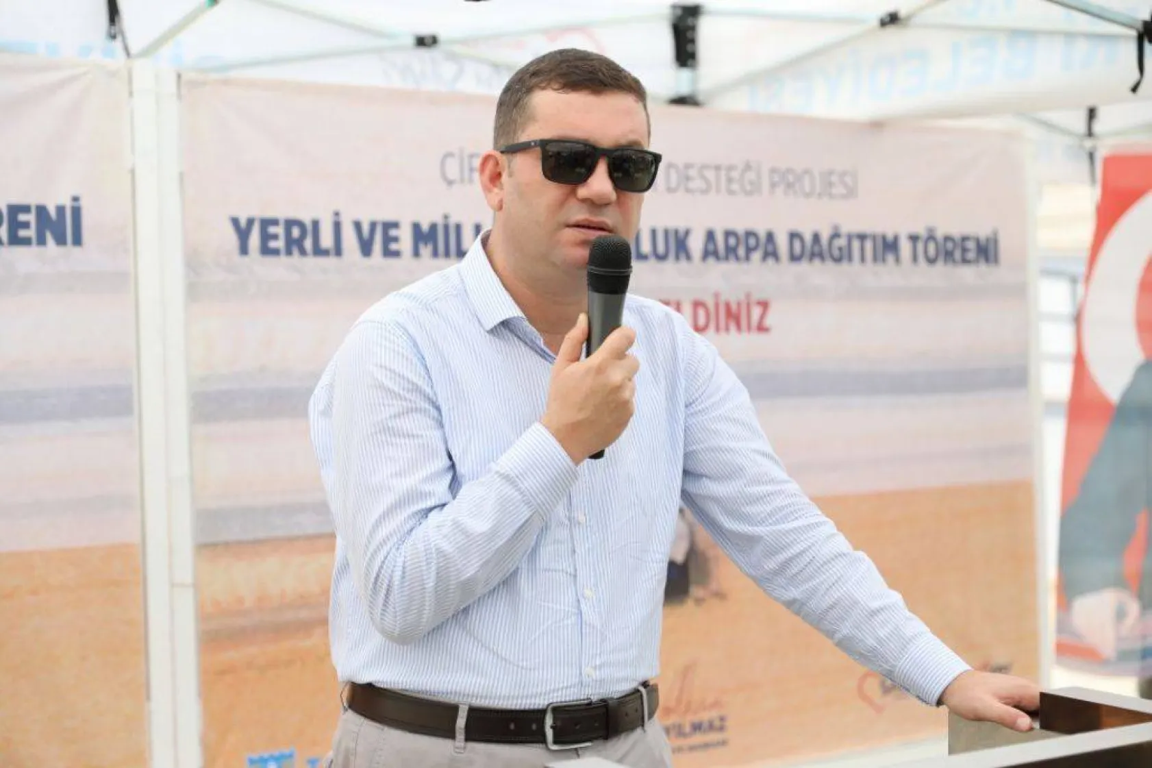 Çanta ve Gümüşyakalı üreticilere tohumluk arpa desteği