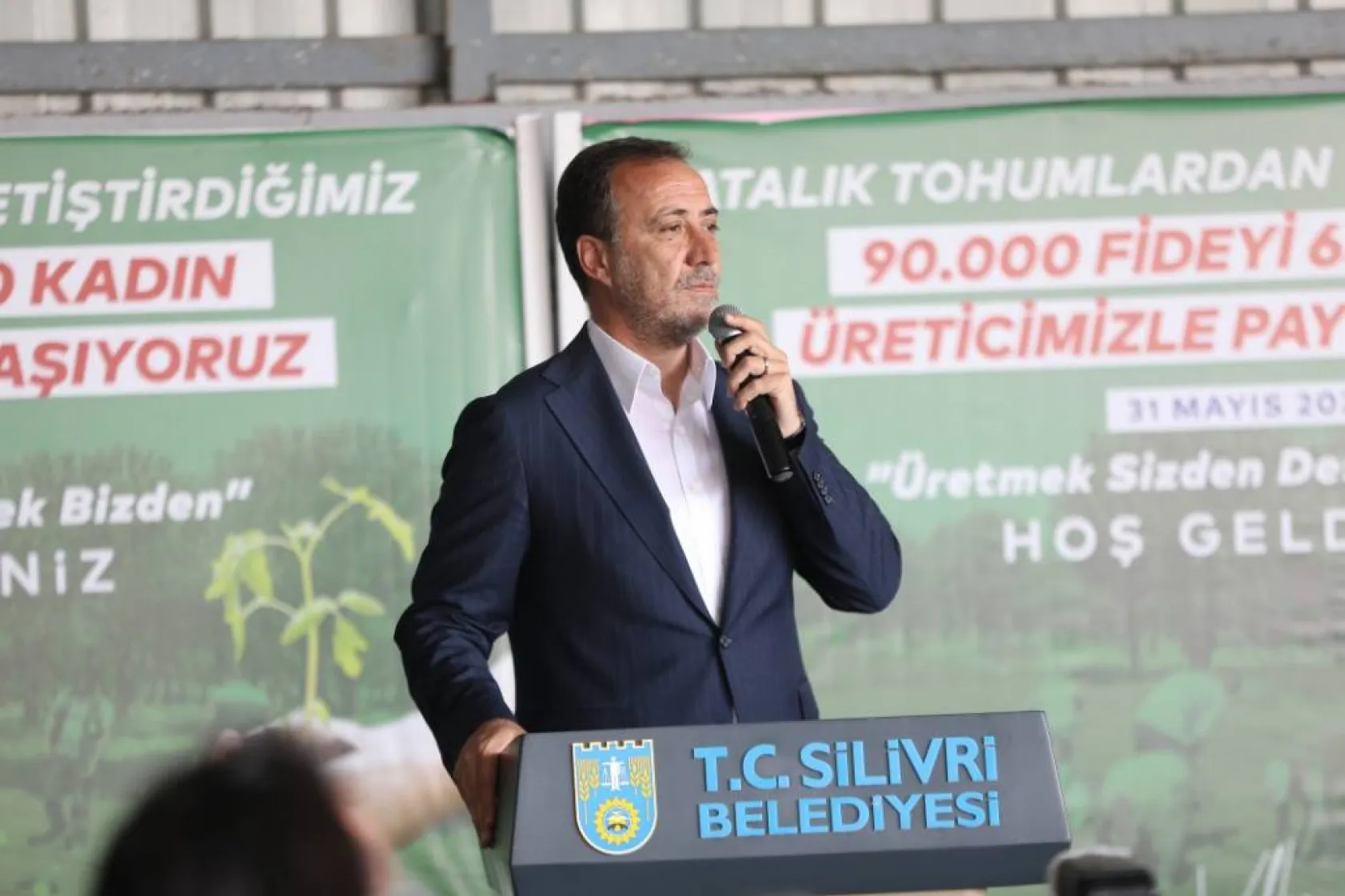 Silivri Belediyesi 650 kadına 90.000 fide dağıttı