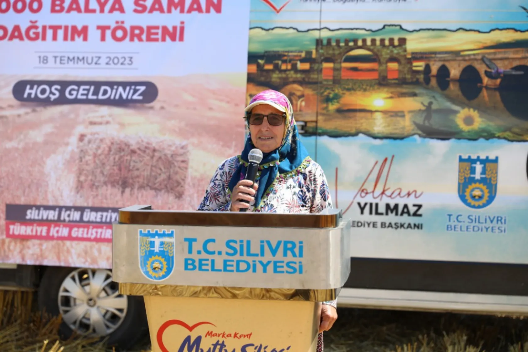 Silivri Belediyesinden üreticilere 2,5 milyon TL'lik saman desteği