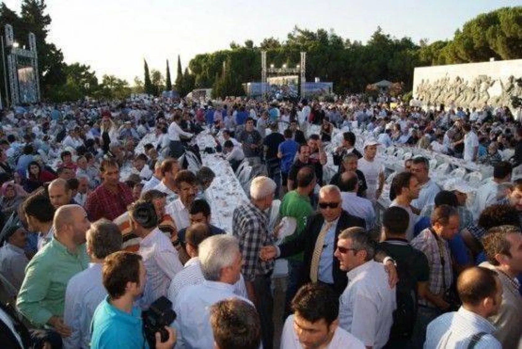 97 yıl önceki kumanya ile iftar ettiler