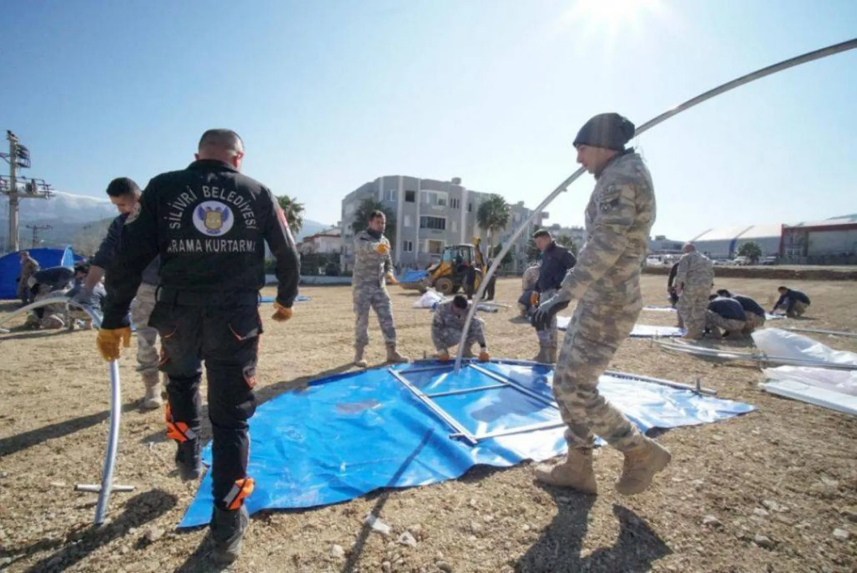 Silivri Belediyesi Hatay'da çadır köyler kuruyor
