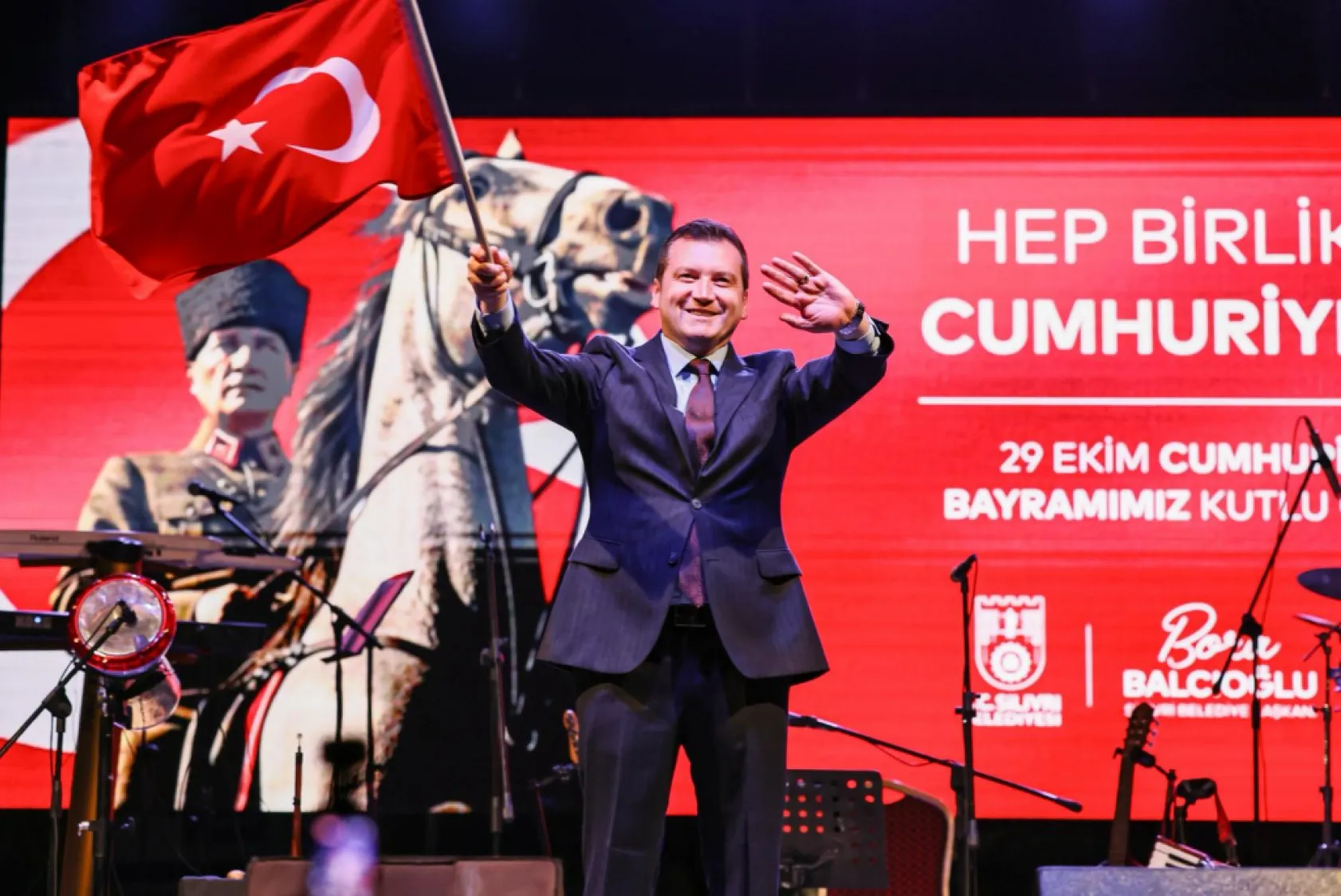 29 Ekim'de Silivri'de tarihinin en kalabalık kutlaması yapıldı