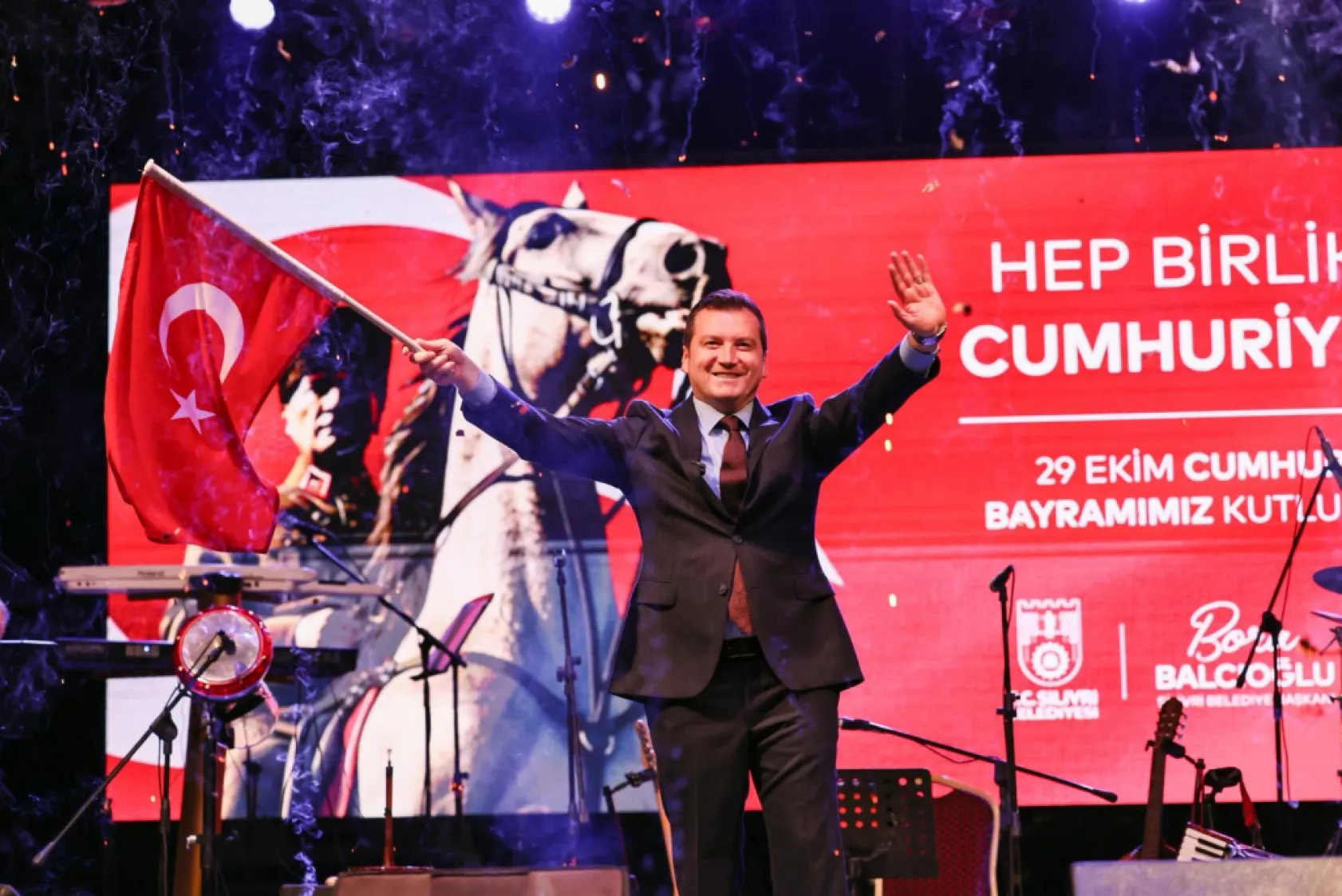 29 Ekim'de Silivri'de tarihinin en kalabalık kutlaması yapıldı