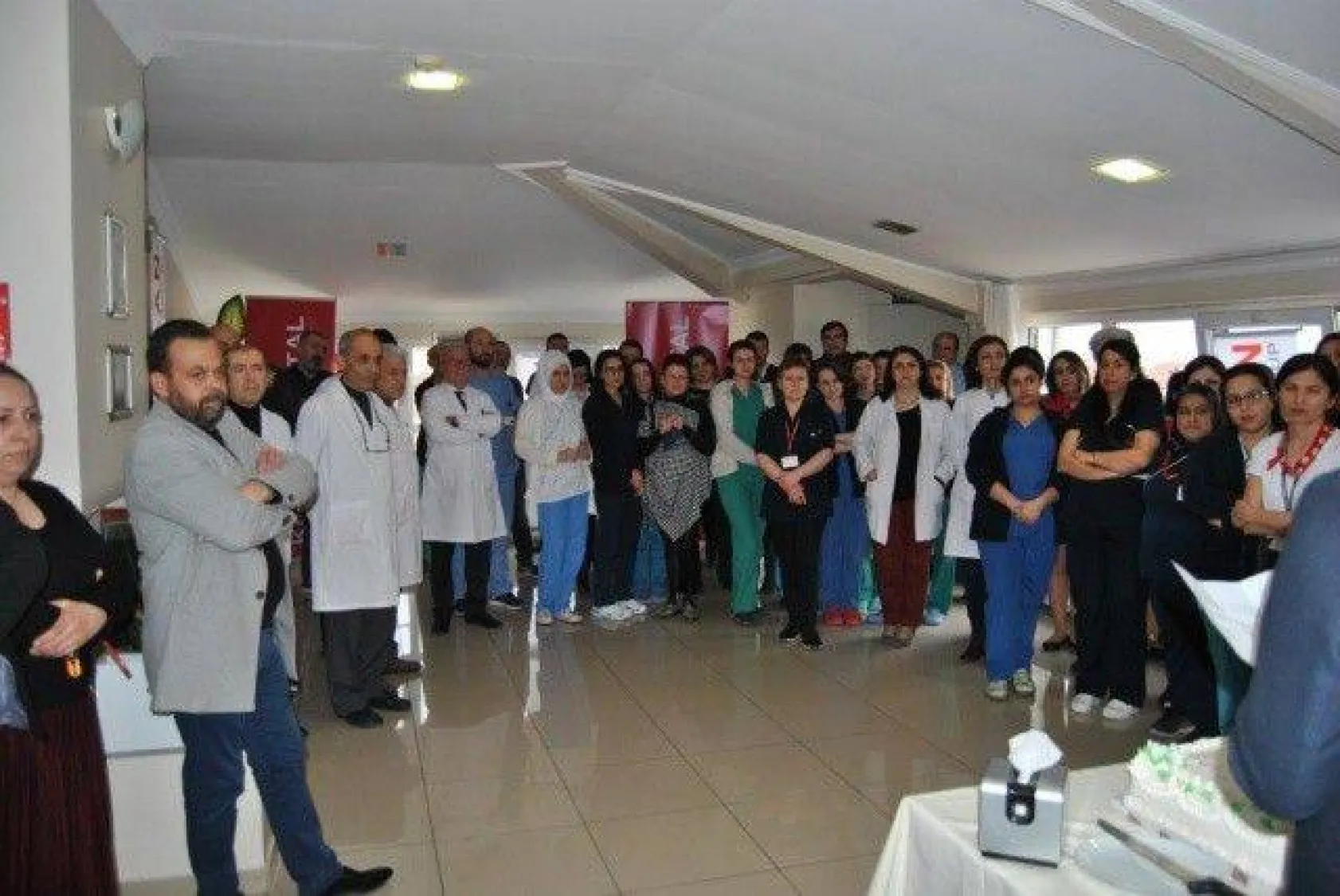 Hastane yönetimi çalışanlarını unutmadı