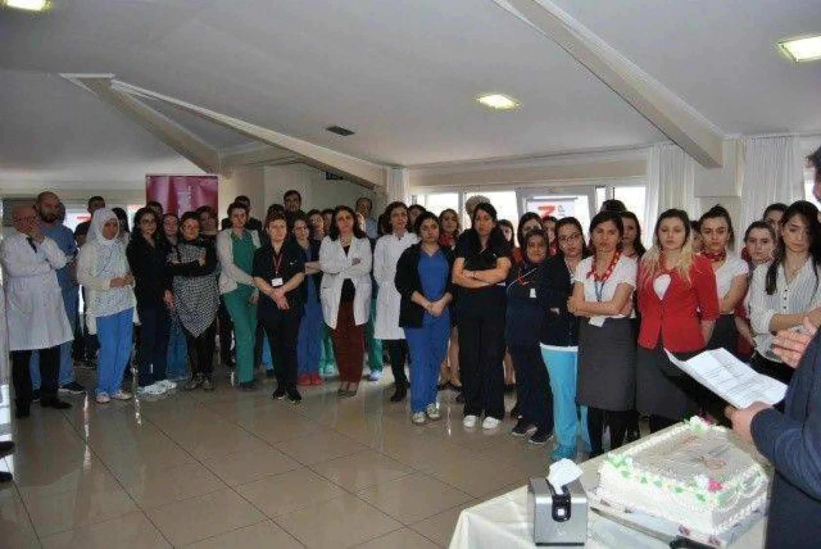 Hastane yönetimi çalışanlarını unutmadı