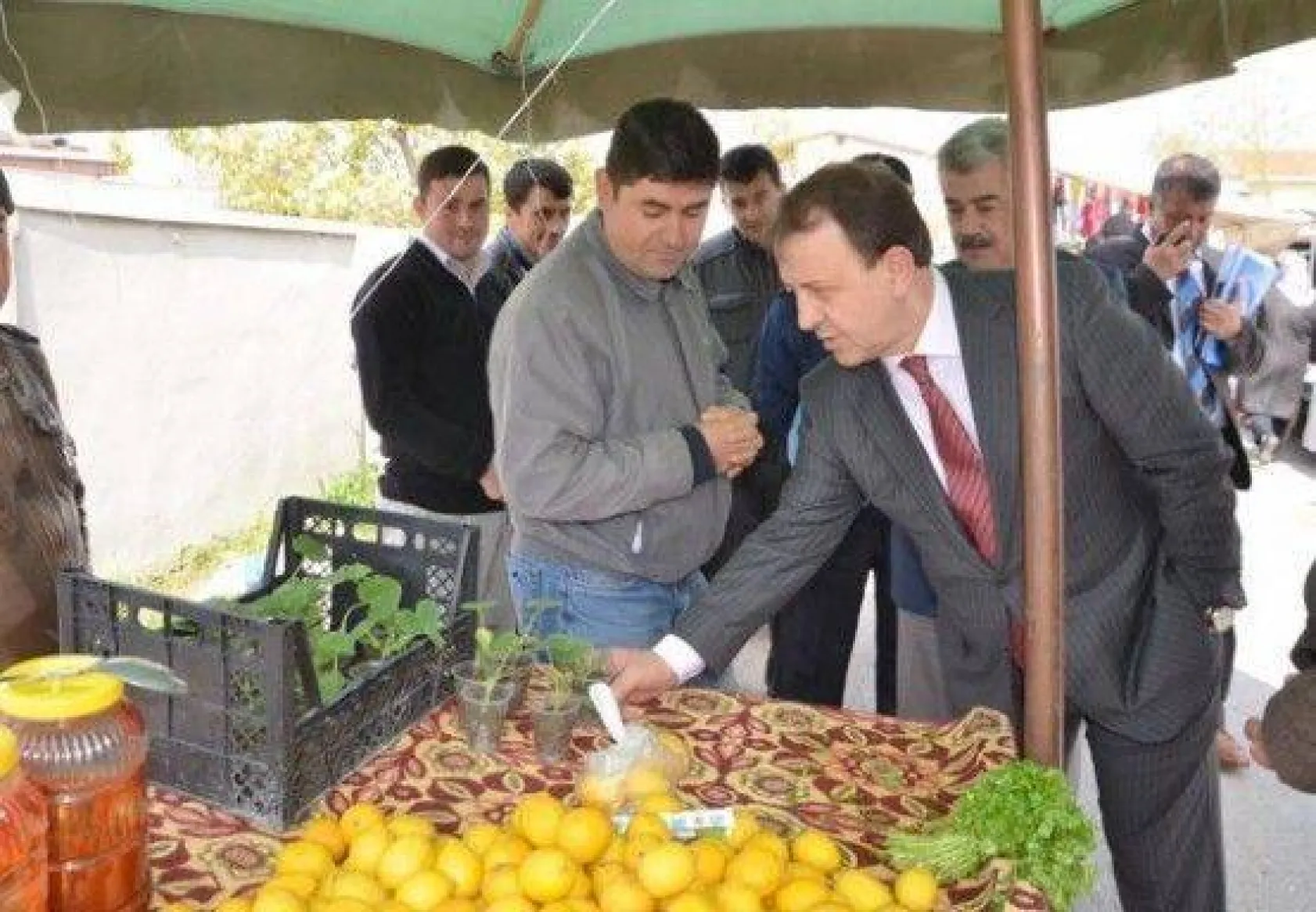 Işıklar Ortaköy Pazarını Ziyaret Etti