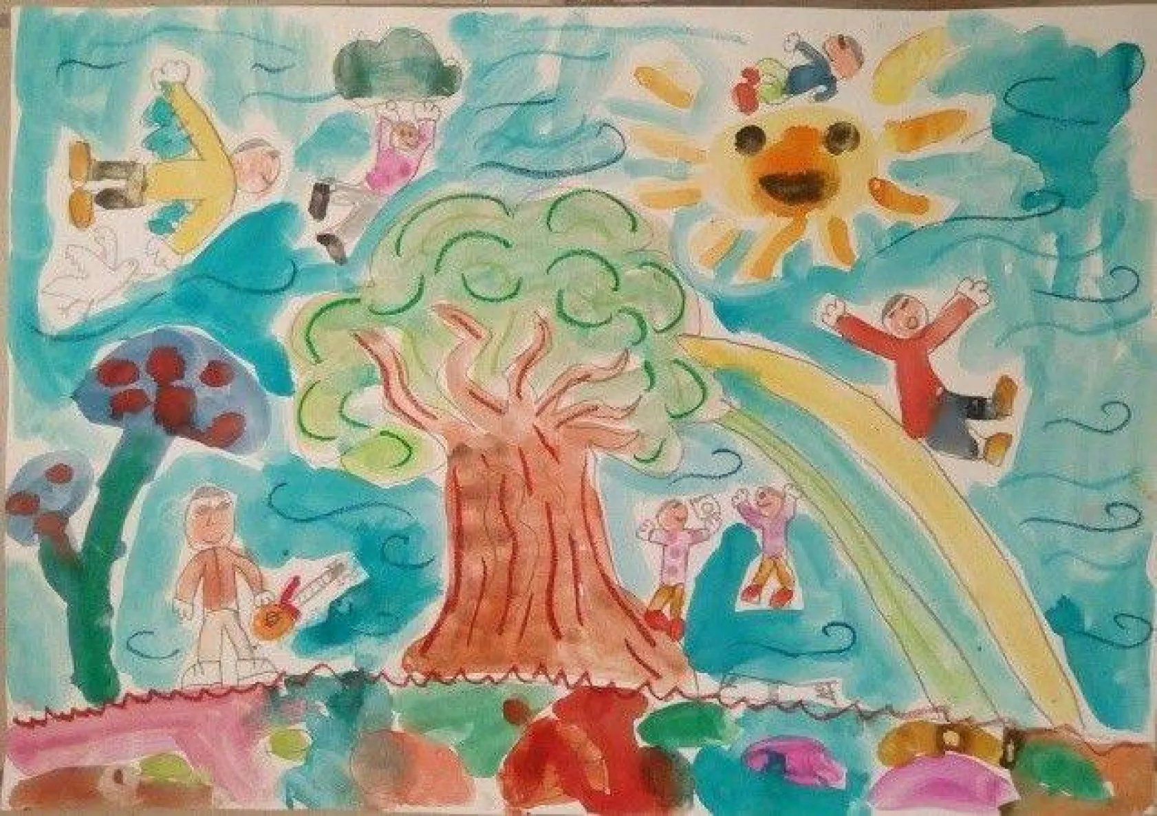 Çocuk Hakları Gününe, Resimleriyle Damga Vurdular