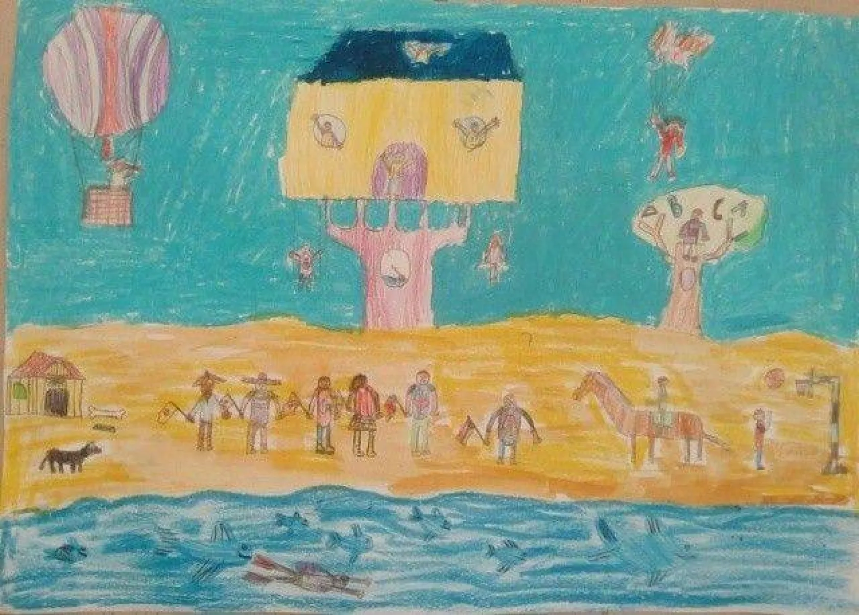 Çocuk Hakları Gününe, Resimleriyle Damga Vurdular