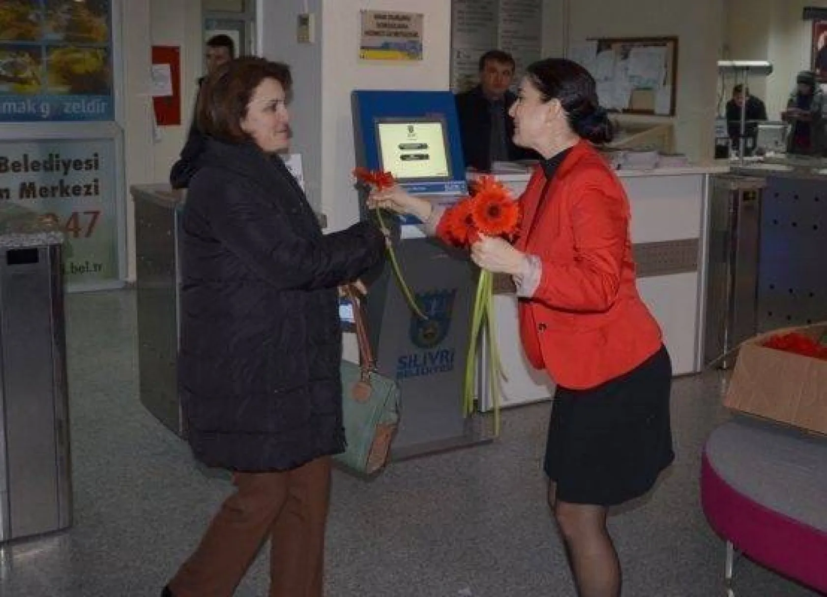 Belediye Personeli Sevgililer Gününü Kutladı