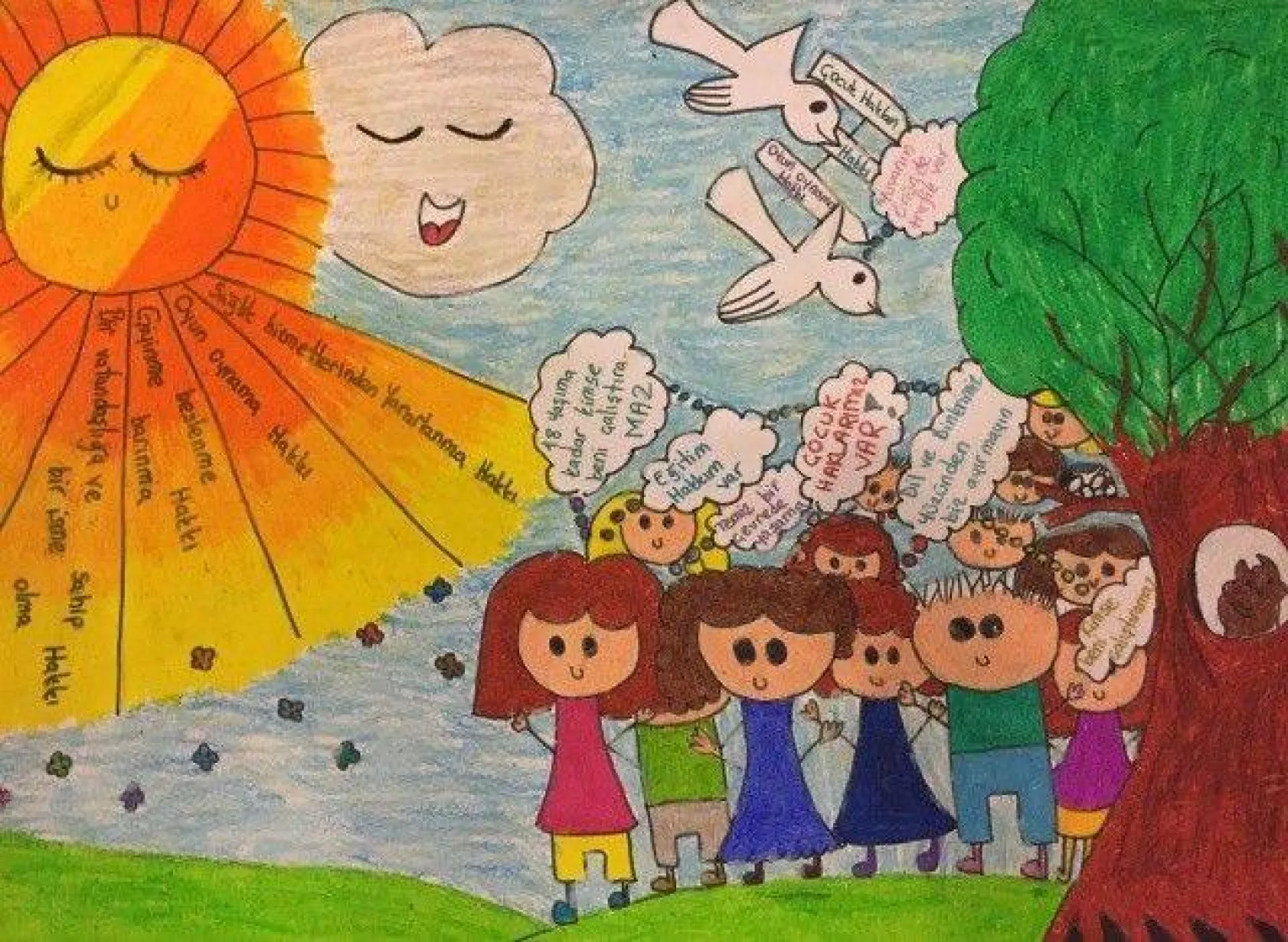 'Benim de Haklarım Var! –Empati'  Resim Yarışması Takvim Oluyor