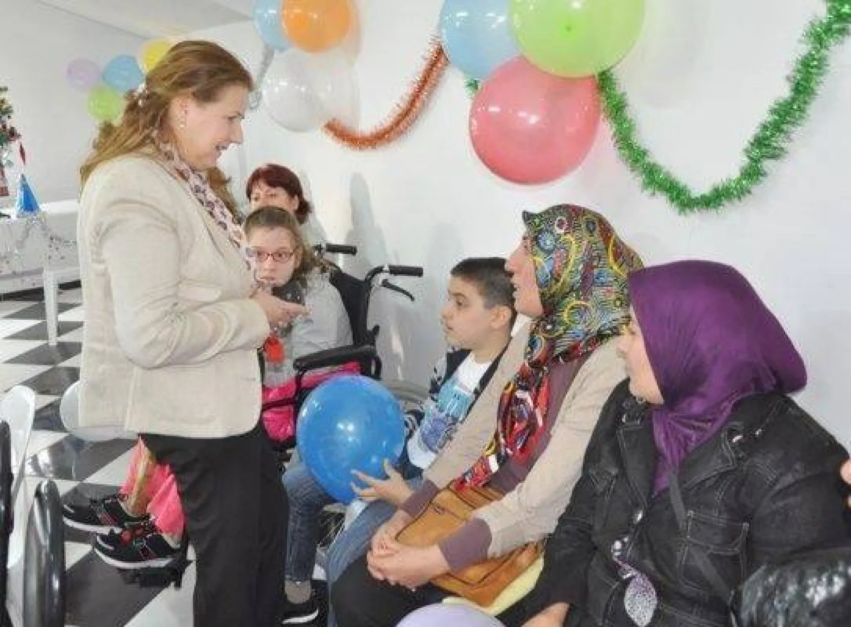 Özel öğrencilere özel yeni yıl kutlaması