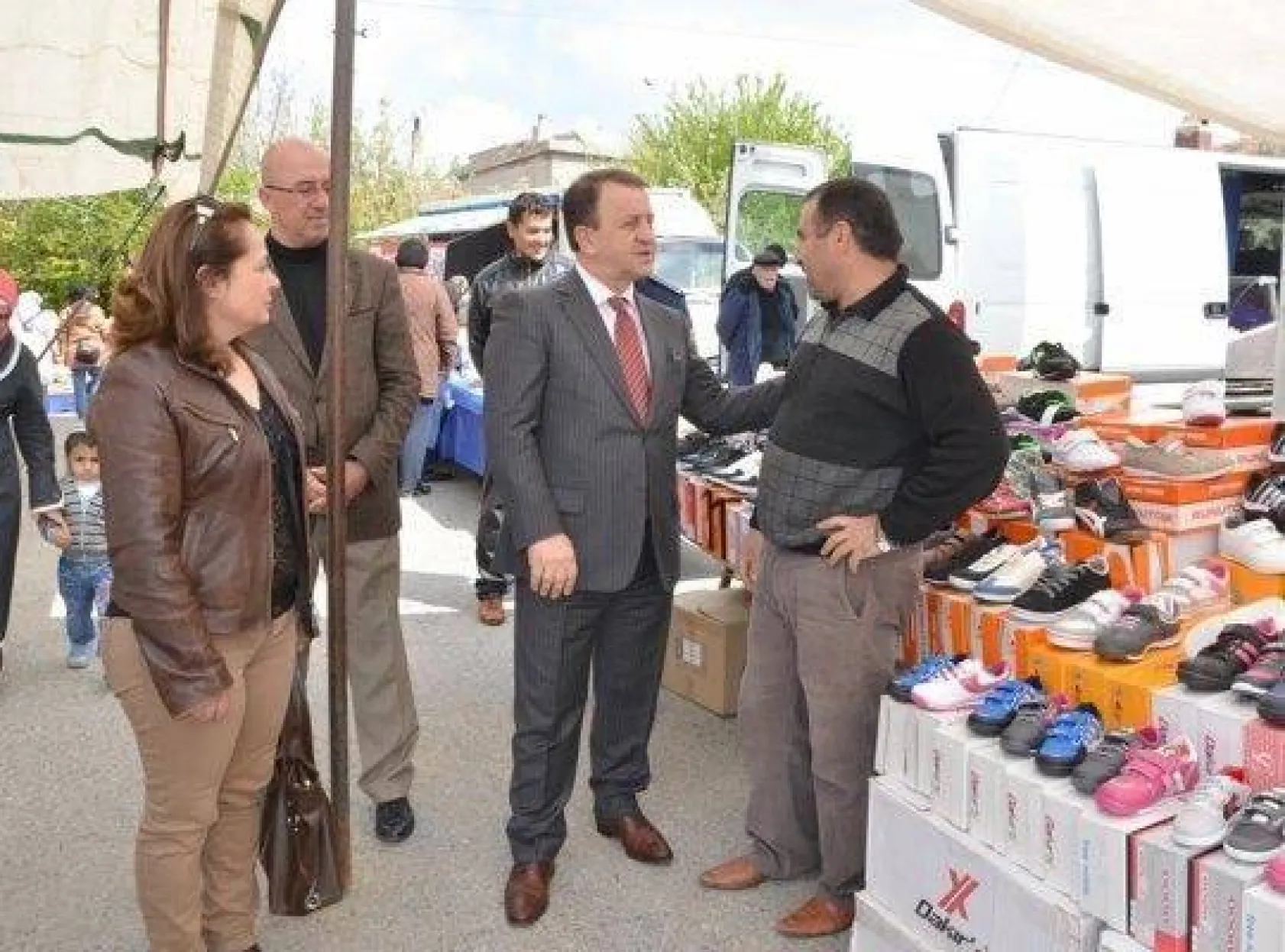 Işıklar Ortaköy Pazarını Ziyaret Etti