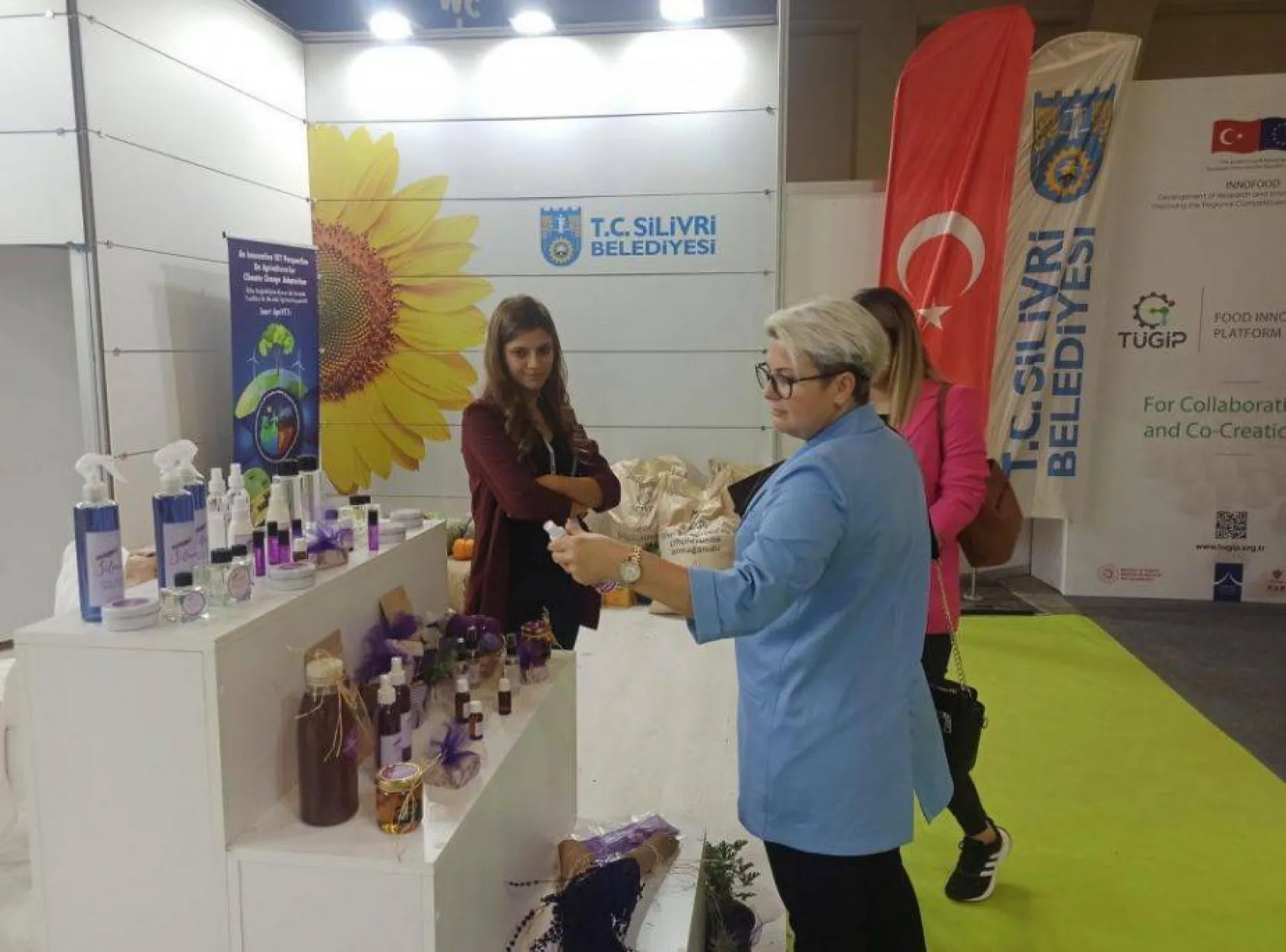 Silivri belediyesi tarım fuarında büyük ilgi gördü