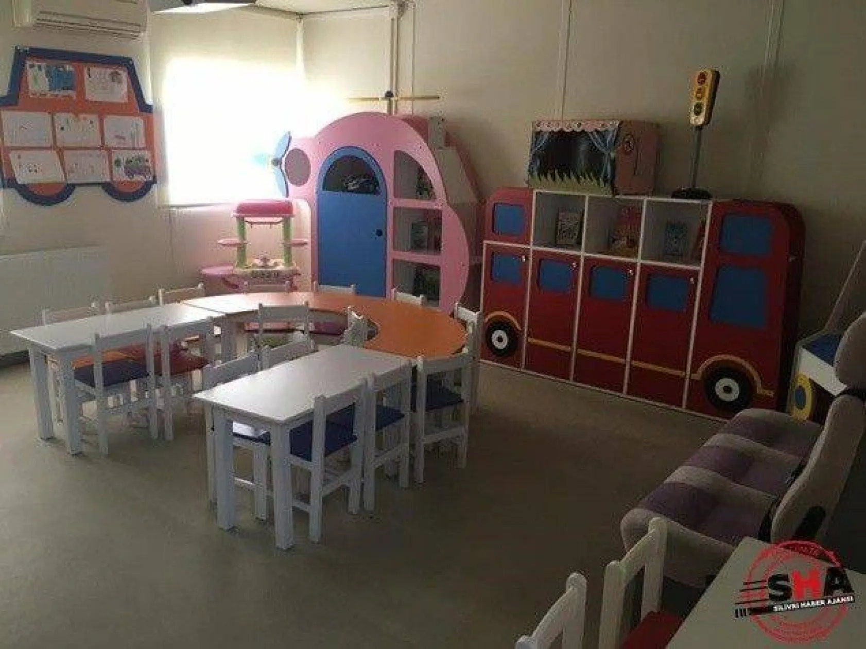 Çilli Anaokulu öğrencileri trafik eğitiminde