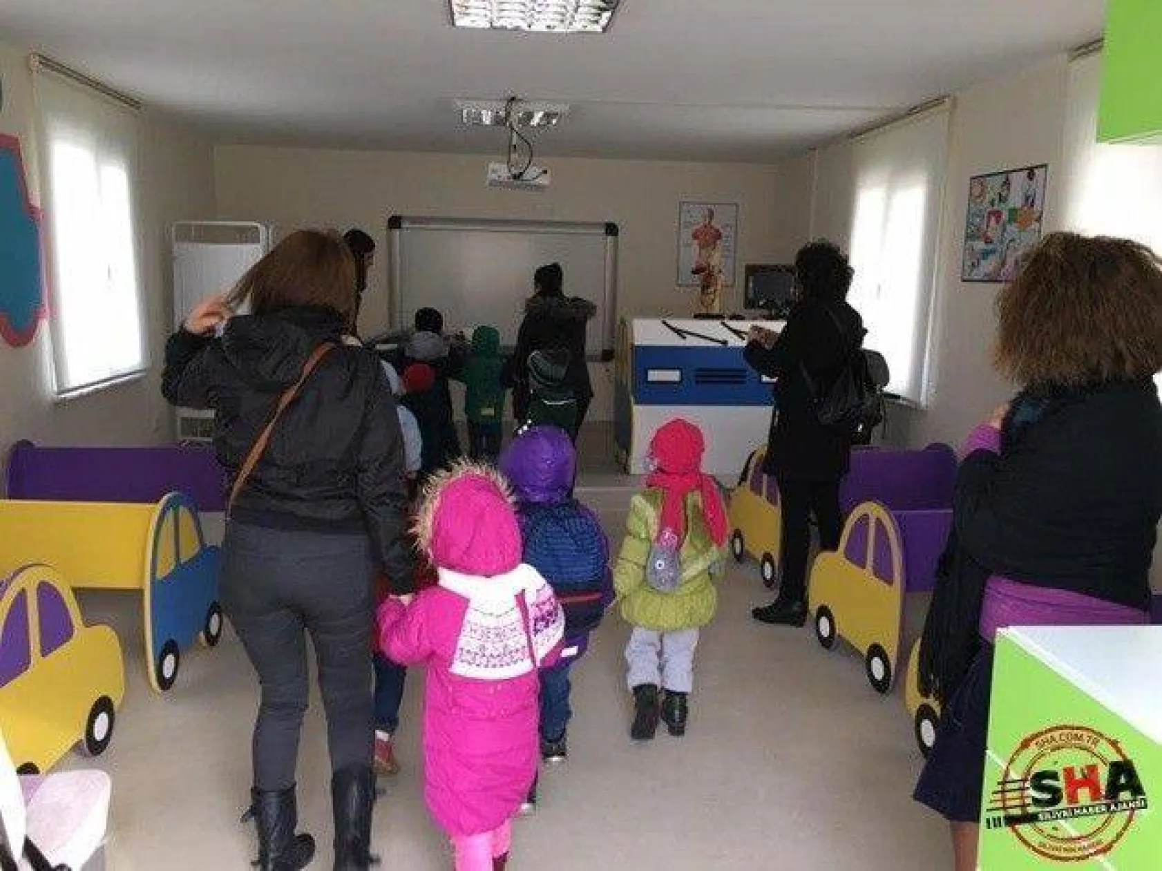 Çilli Anaokulu öğrencileri trafik eğitiminde