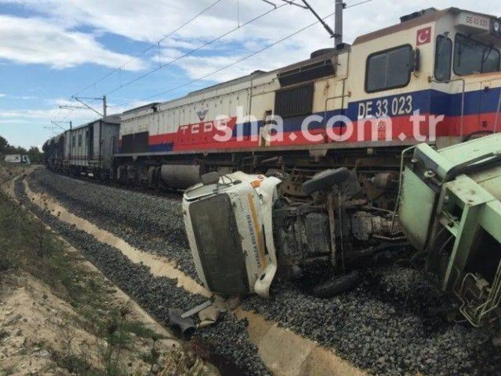 Beyciler'deki tren kazası ucuz atlatıldı