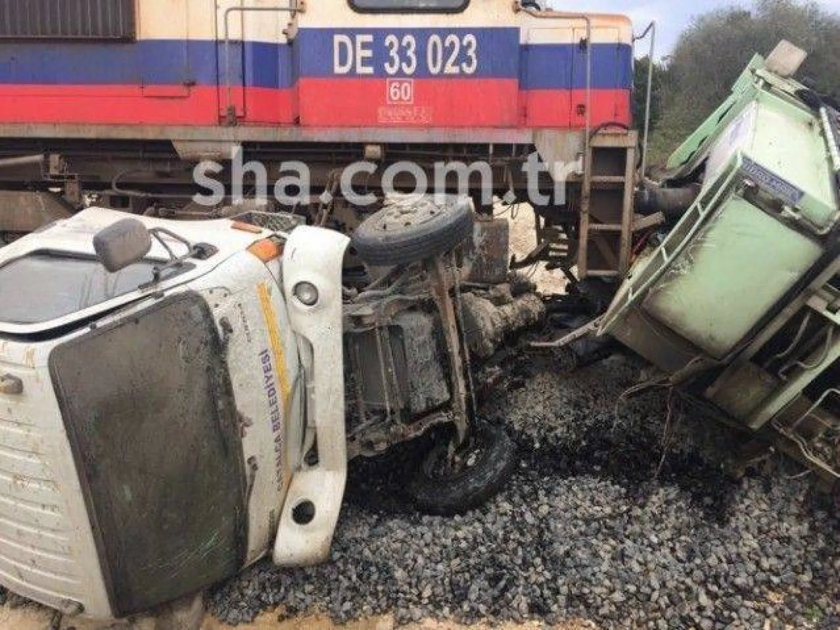 Beyciler'deki tren kazası ucuz atlatıldı