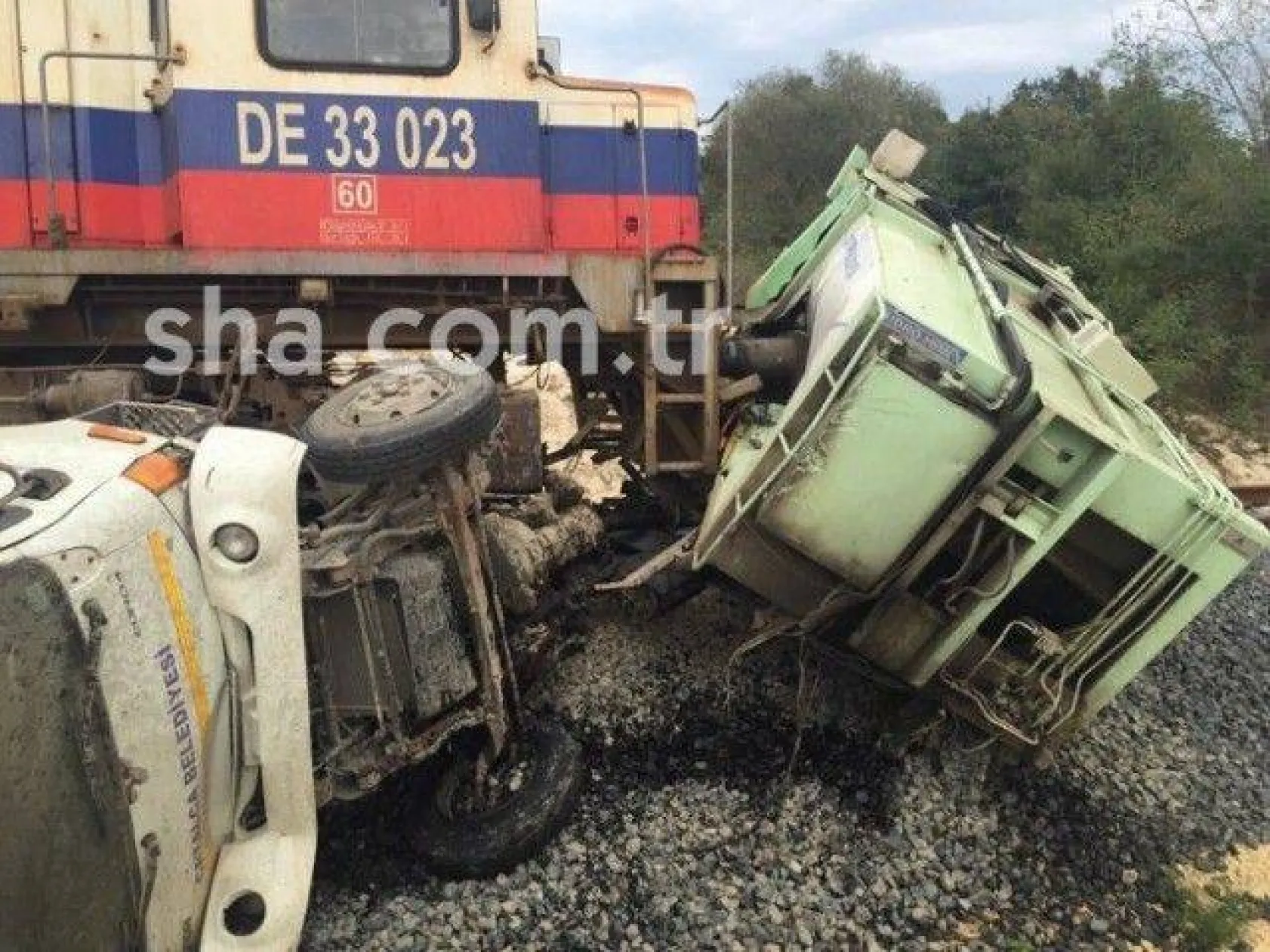 Beyciler'deki tren kazası ucuz atlatıldı