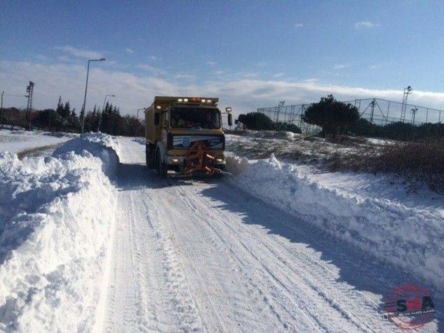 Silivri Belediyesi'nin karla mücadele çalışmaları