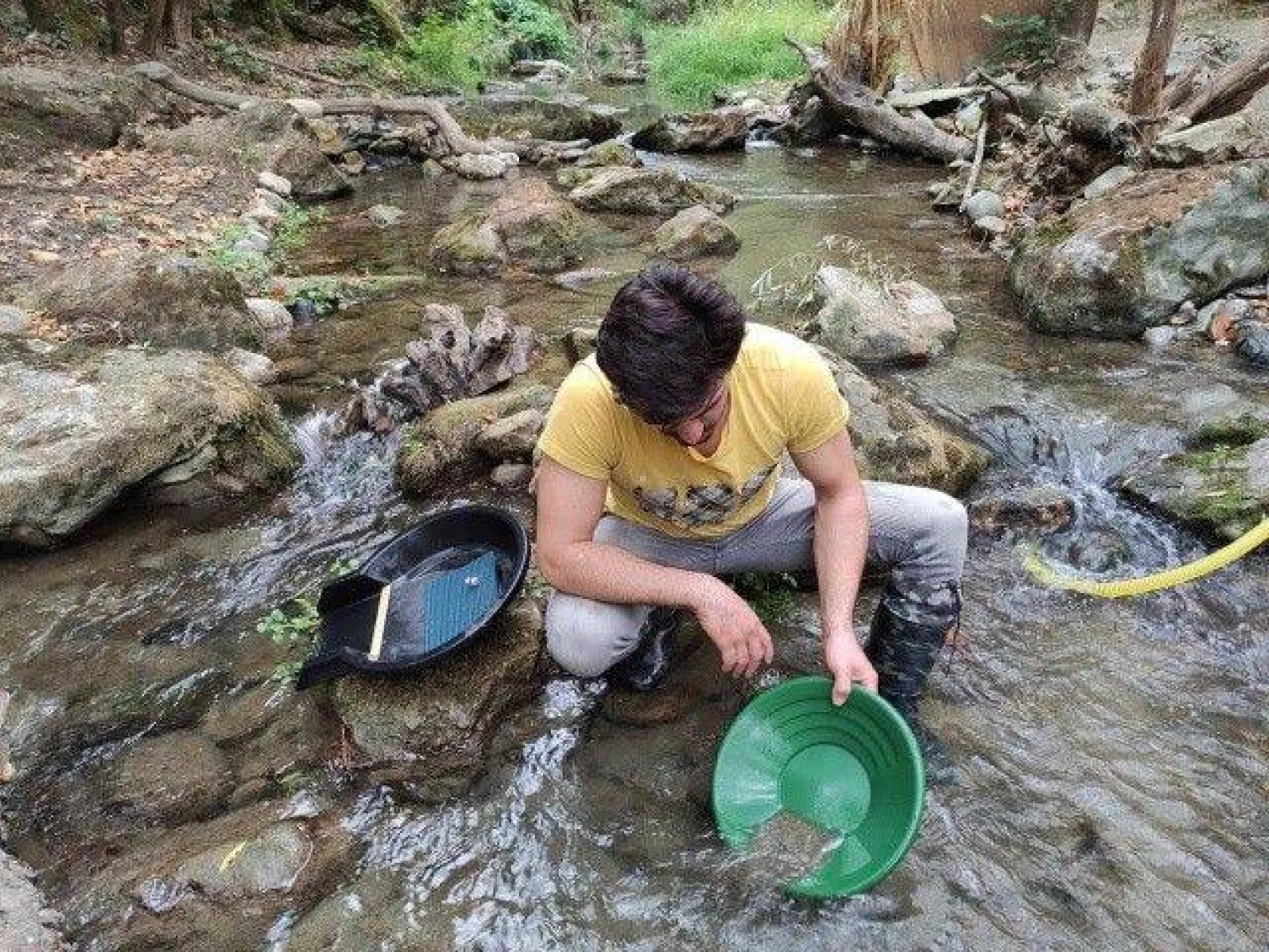 Uludağ'ın eteklerinde altın arıyorlar