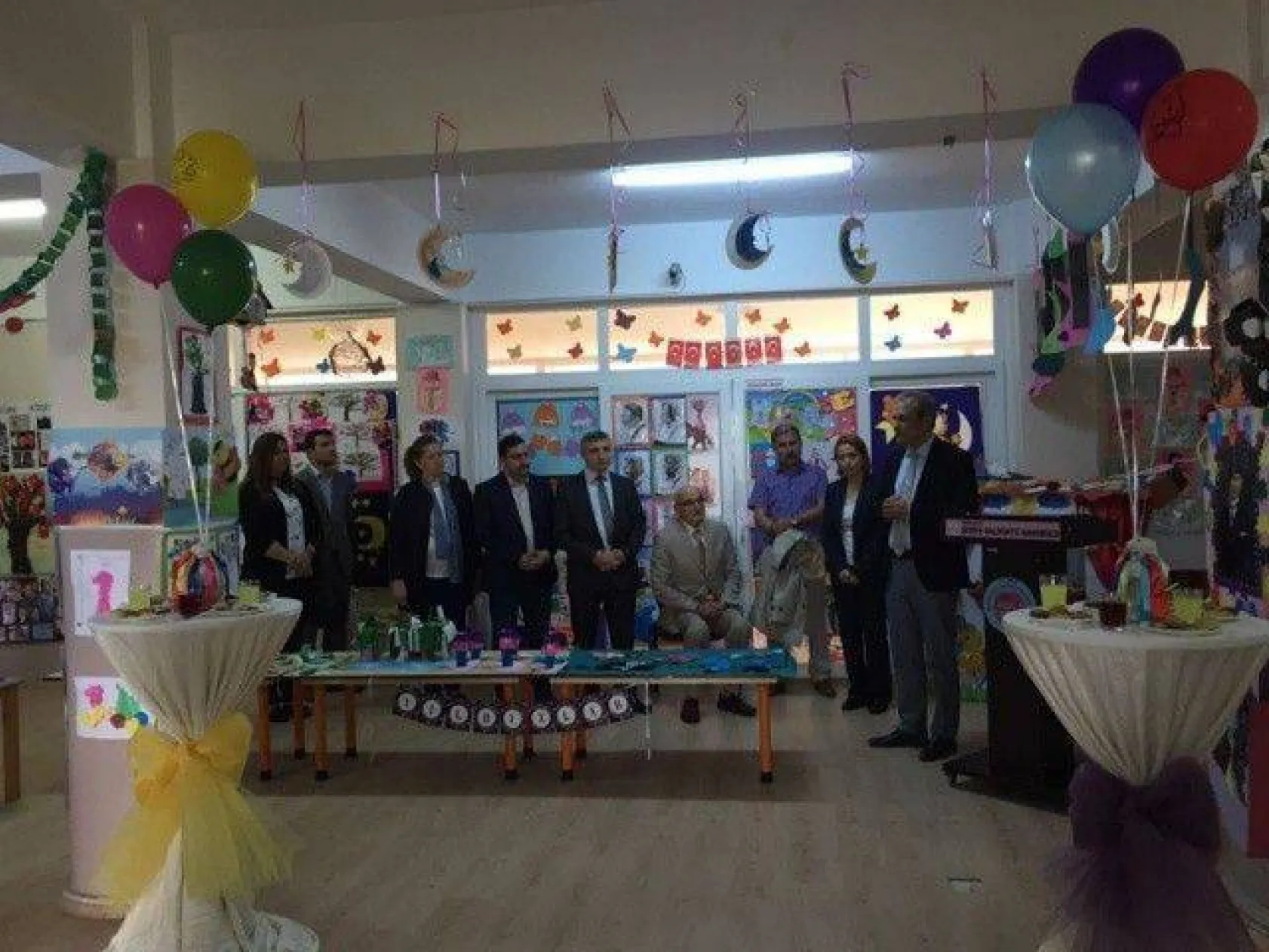 Anaokulu öğrencilerinden yılsonu sergisi