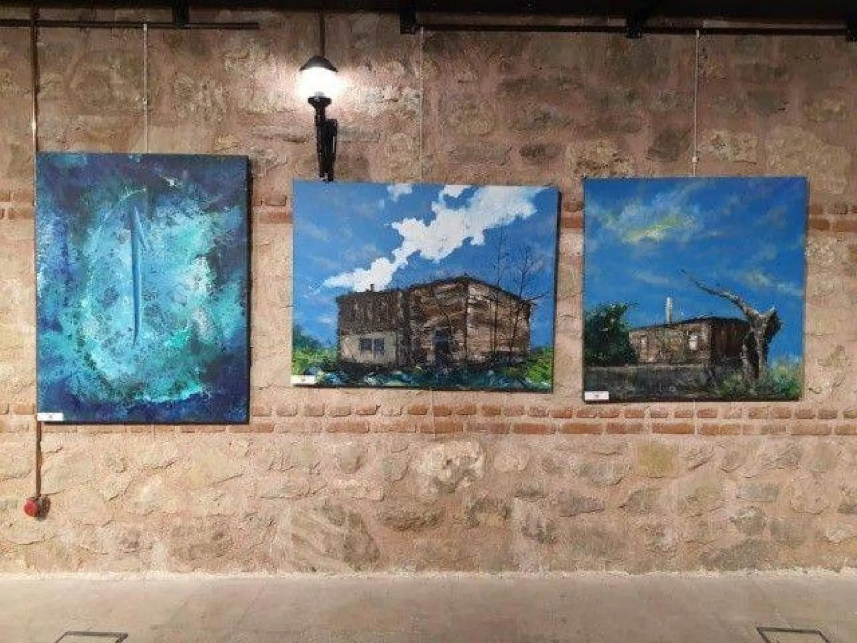 1. Uluslararası Silivri Resim Çalıştayı Sergisi Sanatseverlerle Buluştu